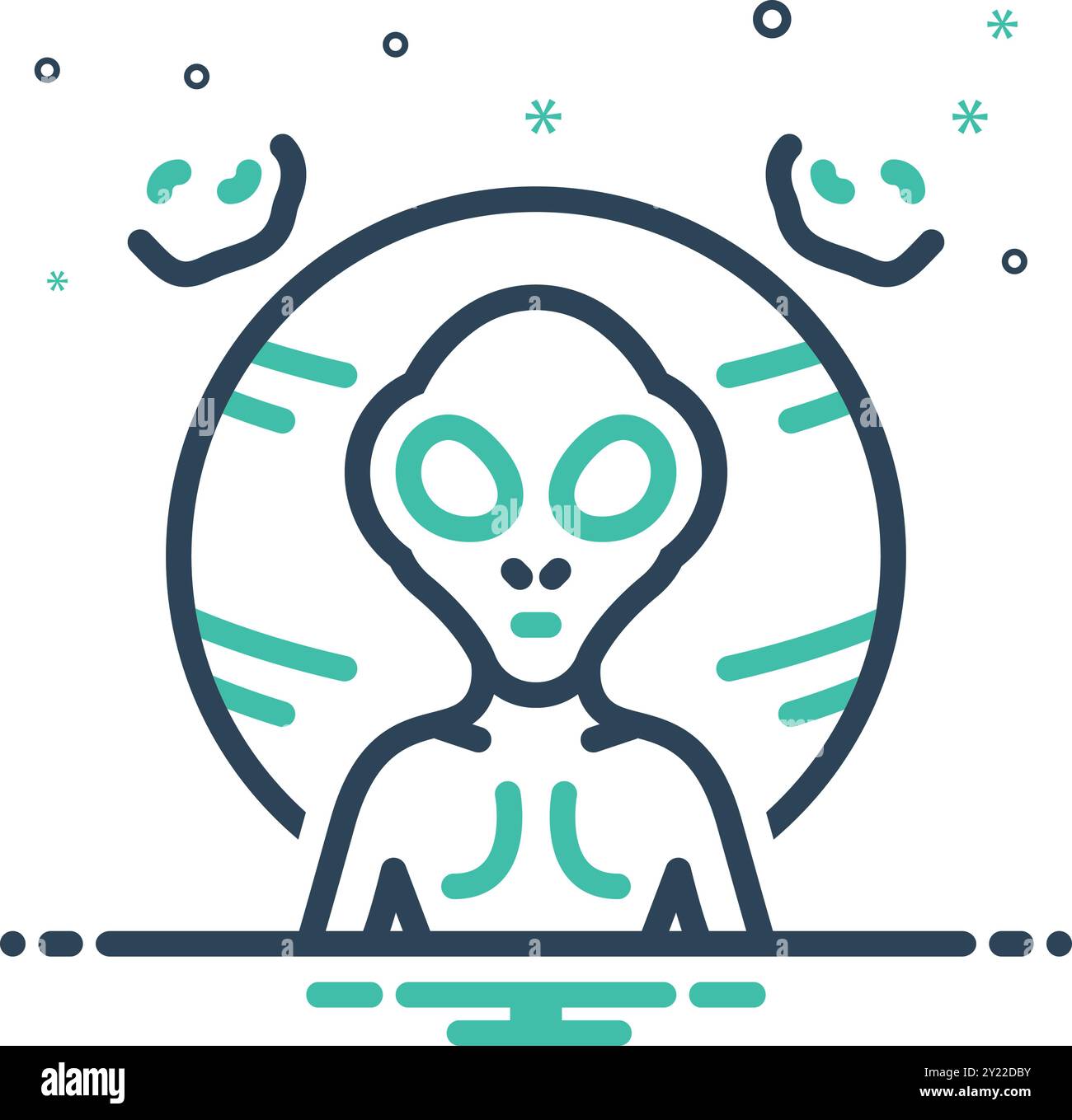 Icon for alien, monster Stock Vector Image & Art - Alamy