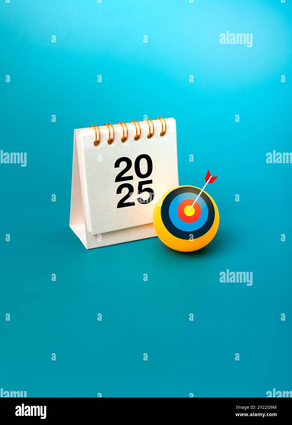 Happy new year 2025 with business goals and successful concept. 2025 ...