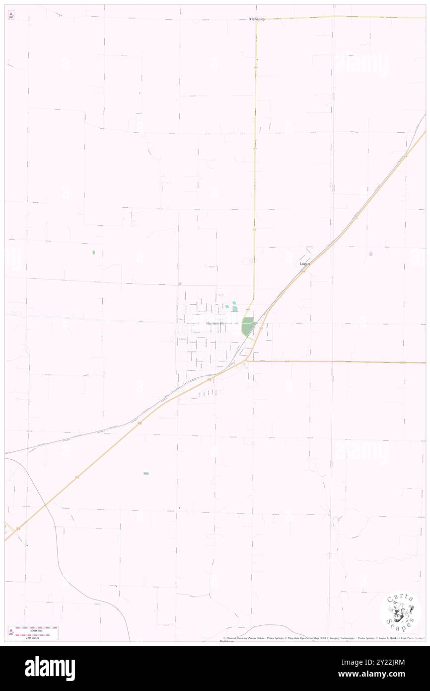 Marionville, Lawrence County, US, United States, Missouri, N 37 0' 11'', S 93 38' 14'', map, Cartascapes Map published in 2024. Explore Cartascapes, a map revealing Earth's diverse landscapes, cultures, and ecosystems. Journey through time and space, discovering the interconnectedness of our planet's past, present, and future. Stock Photo