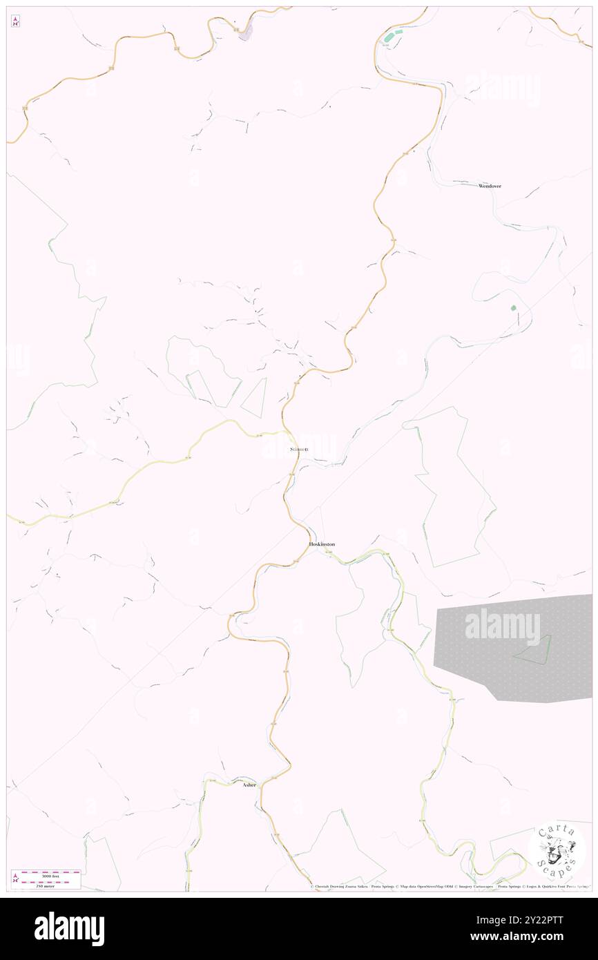 Stinnett, Leslie County, US, United States, Kentucky, N 37 5' 25'', S 83 23' 43'', map, Cartascapes Map published in 2024. Explore Cartascapes, a map revealing Earth's diverse landscapes, cultures, and ecosystems. Journey through time and space, discovering the interconnectedness of our planet's past, present, and future. Stock Photo