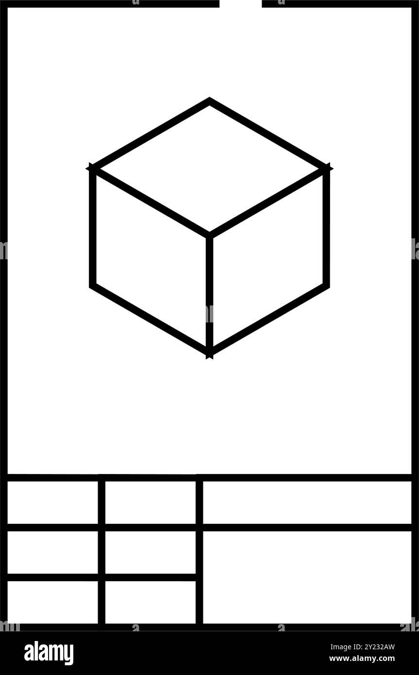 drawing plan line icon vector isolated illustration Stock Vector Image ...