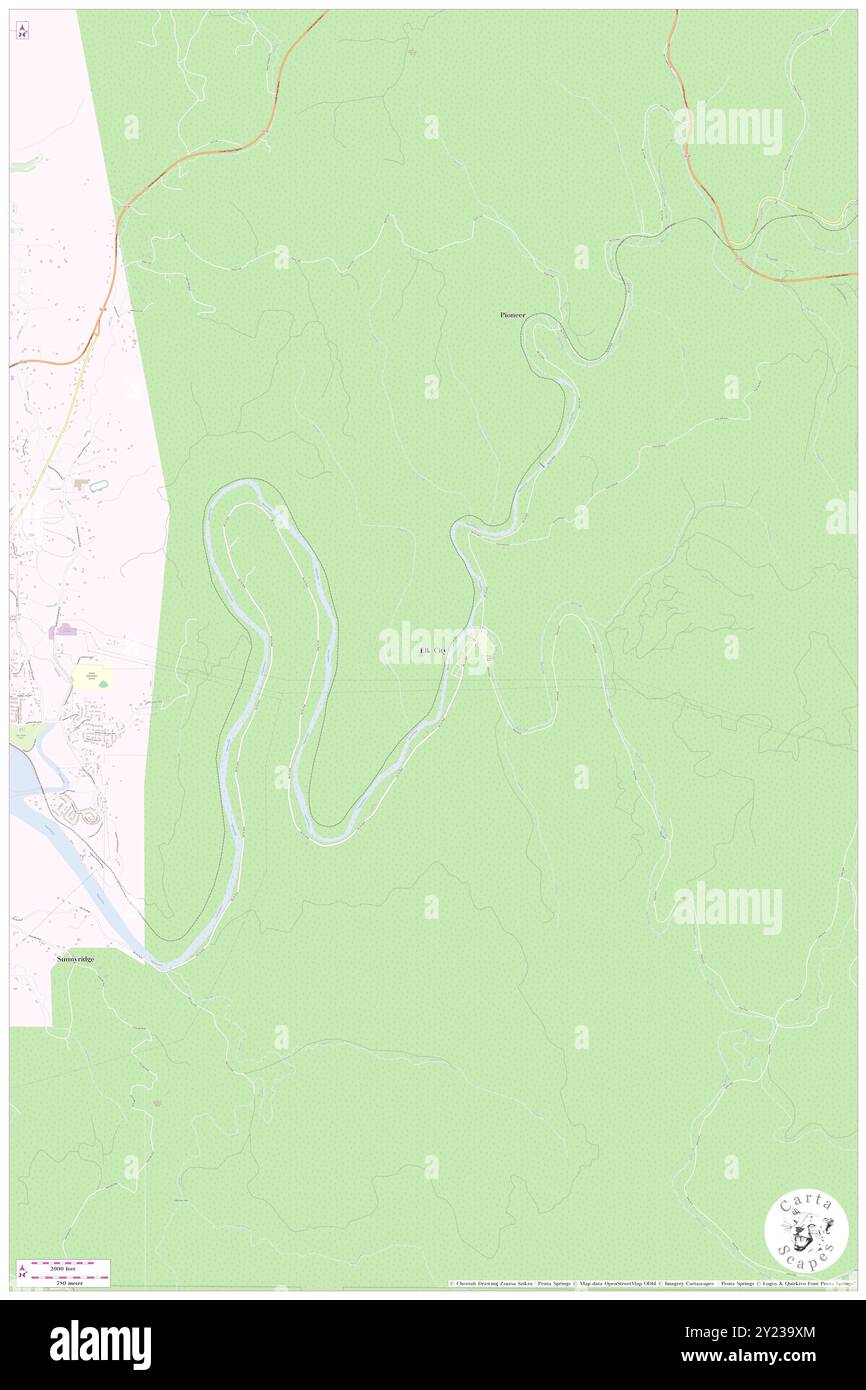 Elk City, Lincoln County, US, United States, Oregon, N 44 37' 10'', S 123 52' 46'', map, Cartascapes Map published in 2024. Explore Cartascapes, a map revealing Earth's diverse landscapes, cultures, and ecosystems. Journey through time and space, discovering the interconnectedness of our planet's past, present, and future. Stock Photo