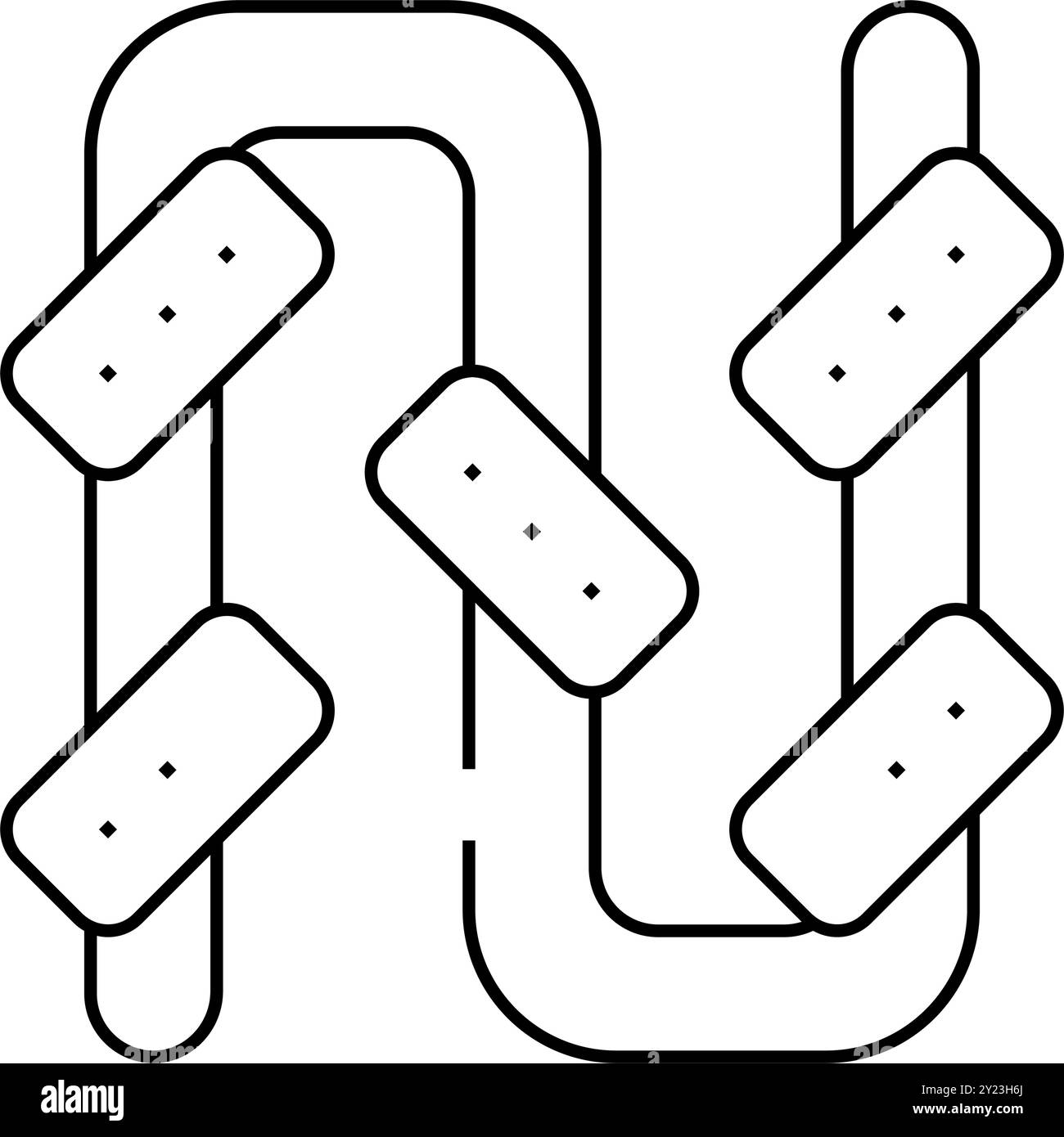 pipe irrigation system line icon vector illustration Stock Vector Image ...