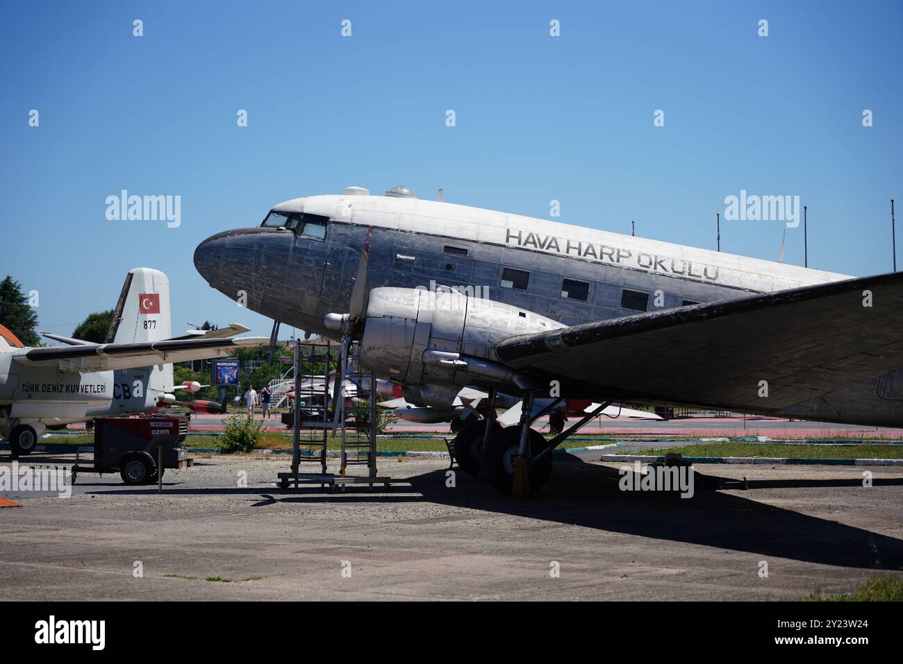 ISTANBUL, TURKIYE - JUNE 01, 2024: Turkish Air Force Douglas C-47A ...