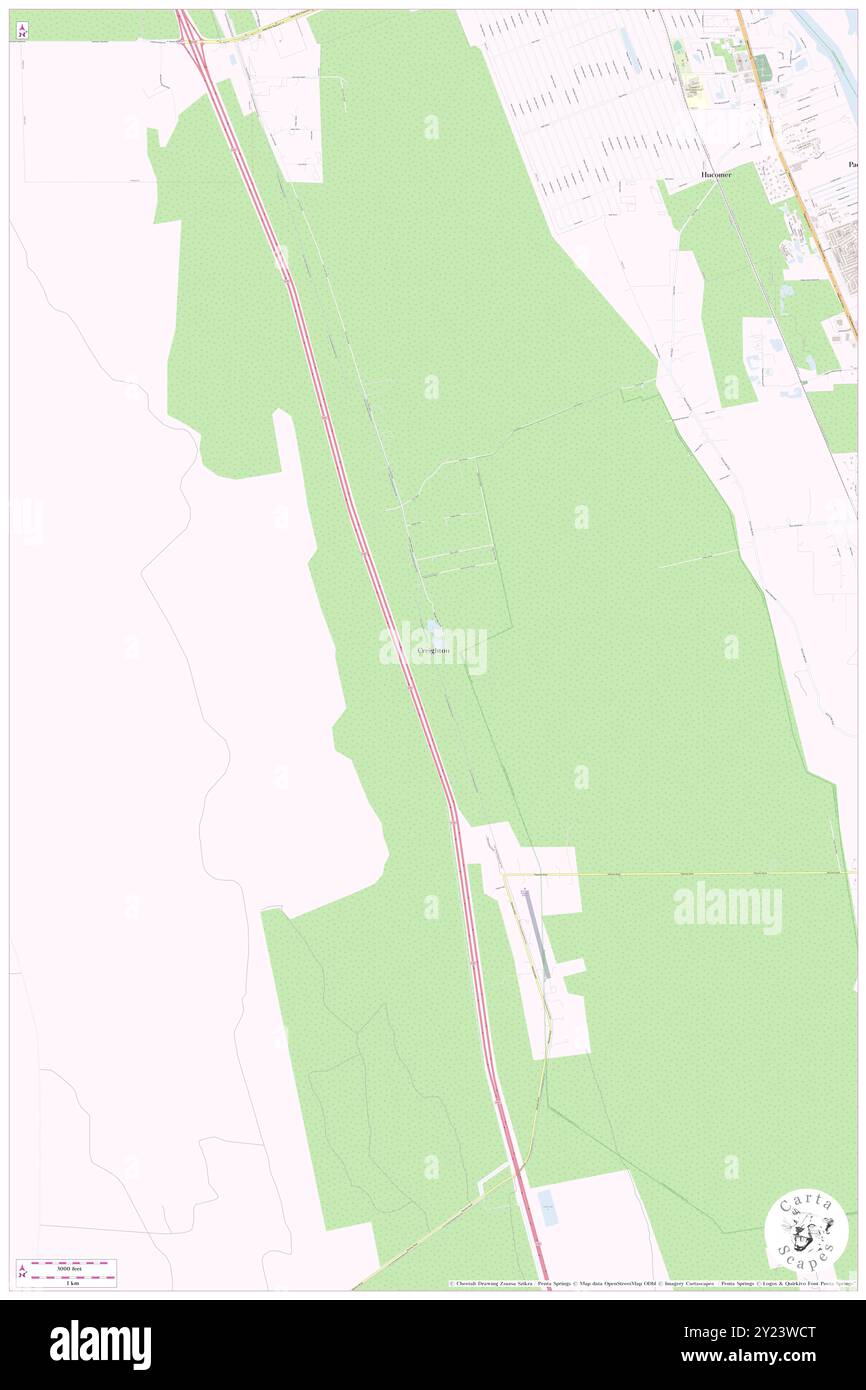 Creighton, Volusia County, US, United States, Florida, N 28 53' 14'', S 80 55' 19'', map, Cartascapes Map published in 2024. Explore Cartascapes, a map revealing Earth's diverse landscapes, cultures, and ecosystems. Journey through time and space, discovering the interconnectedness of our planet's past, present, and future. Stock Photo