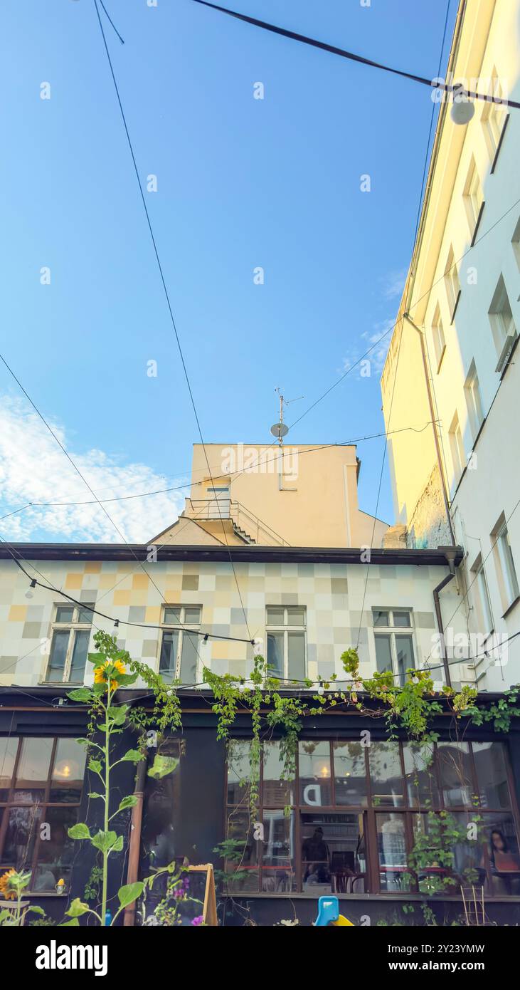 Paris houses courtyard hi-res stock photography and images - Alamy
