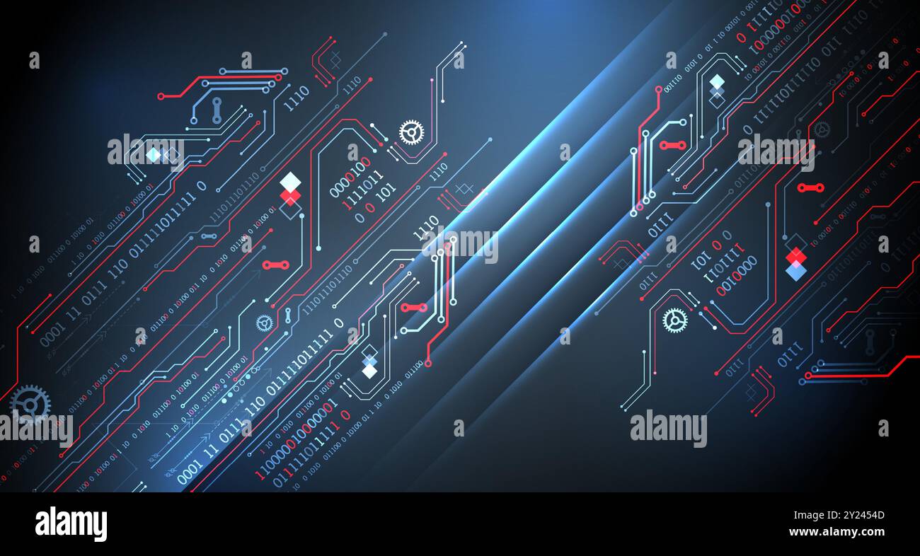Abstract technology concept. Computer code background. Hand drawn ...