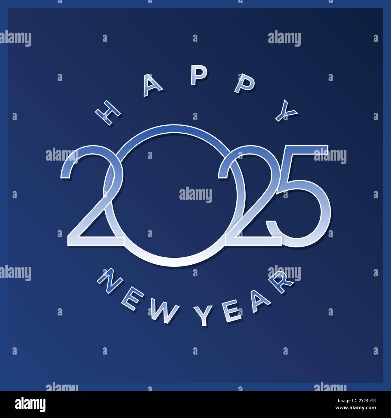 Happy new year 2025 wallpaper Stock Vector Images - Alamy