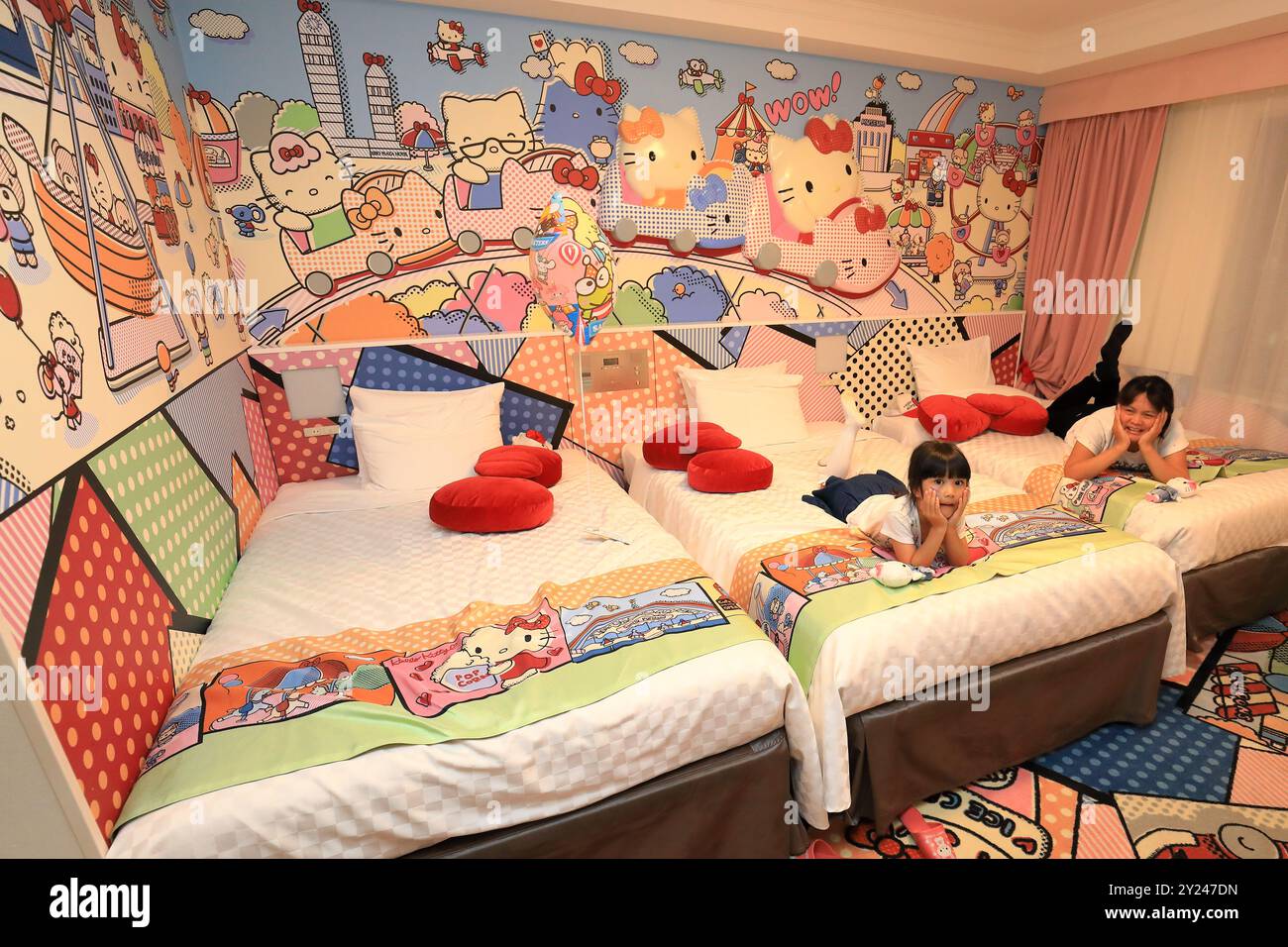 Keio Plaza Hotel Tama x Hello Kitty Room Stock Photo - Alamy