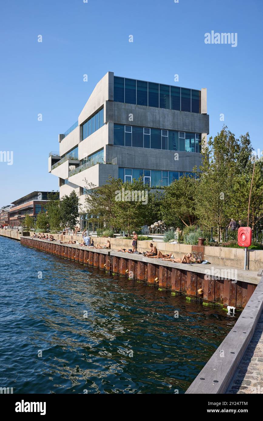 BIG – Bjarke Ingels Group HQ, 2023; Sundkaj, Copenhagen, Denmark Stock Photo