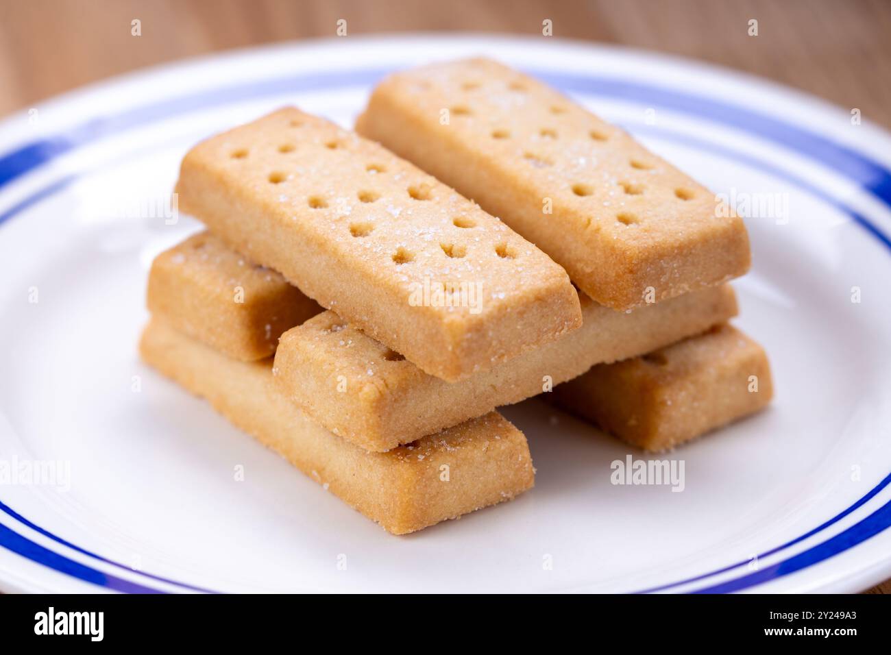 All Butter Scottish Shortbread Fingers Stock Photo - Alamy