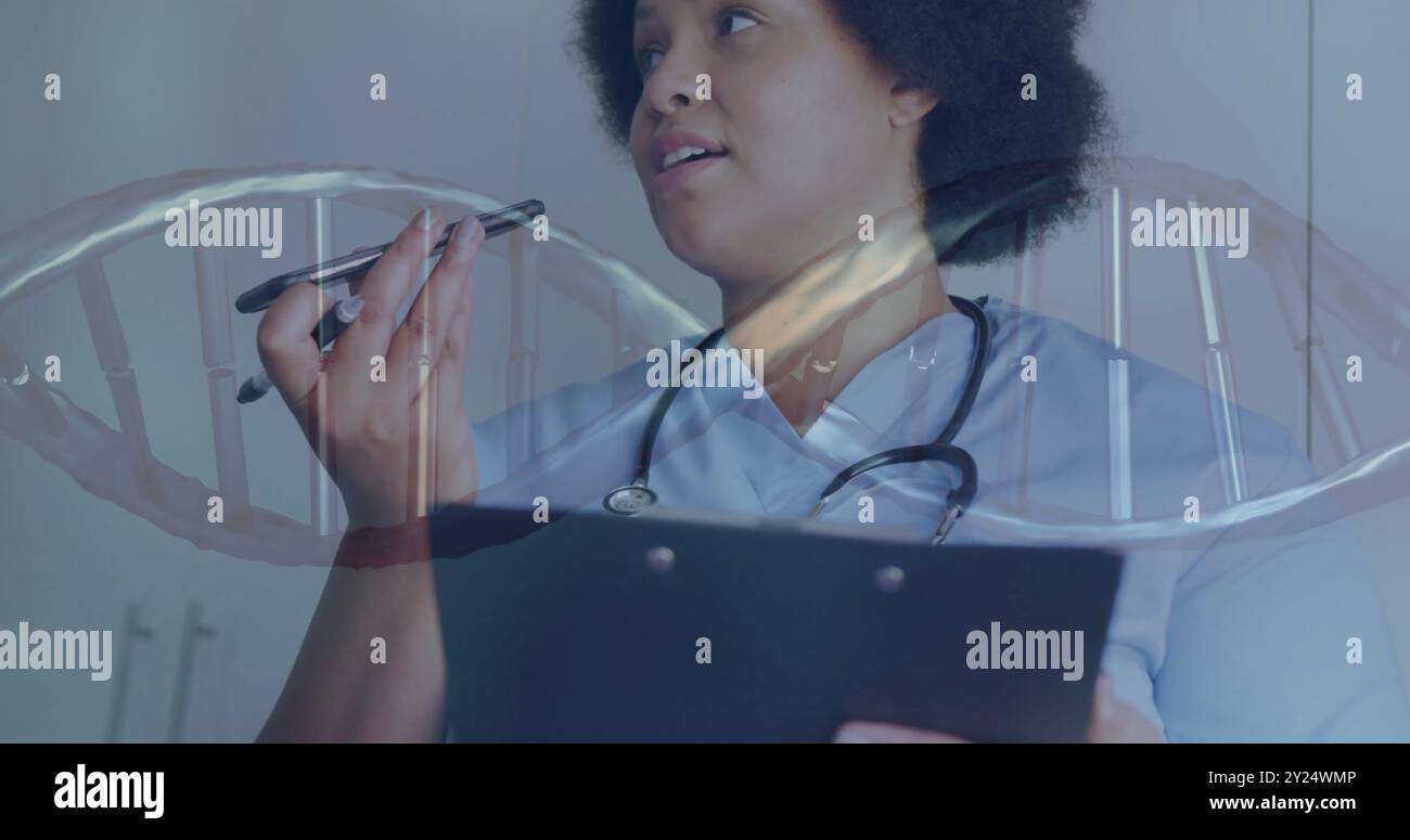 African american doctor talking hi-res stock photography and images - Alamy