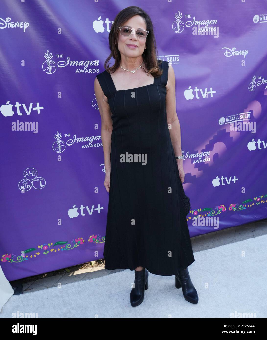 Los Angeles, USA. 08th Sep, 2024. Roxann Dawson arrives at the The 39th Annual Imagen Awards held at the Plaza de Cultura in Los Angeles, CA on Sunday, September 8, 2024. (Photo By Sthanlee B. Mirador/Sipa USA) Credit: Sipa USA/Alamy Live News Stock Photo