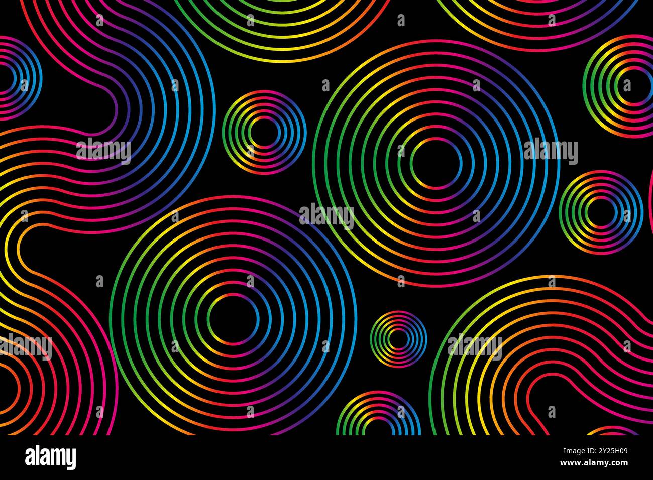 Sound waves equalizer spectrum abstract background, Radio frequency Circle audio waves. Vector illustration design elements Stock Vector