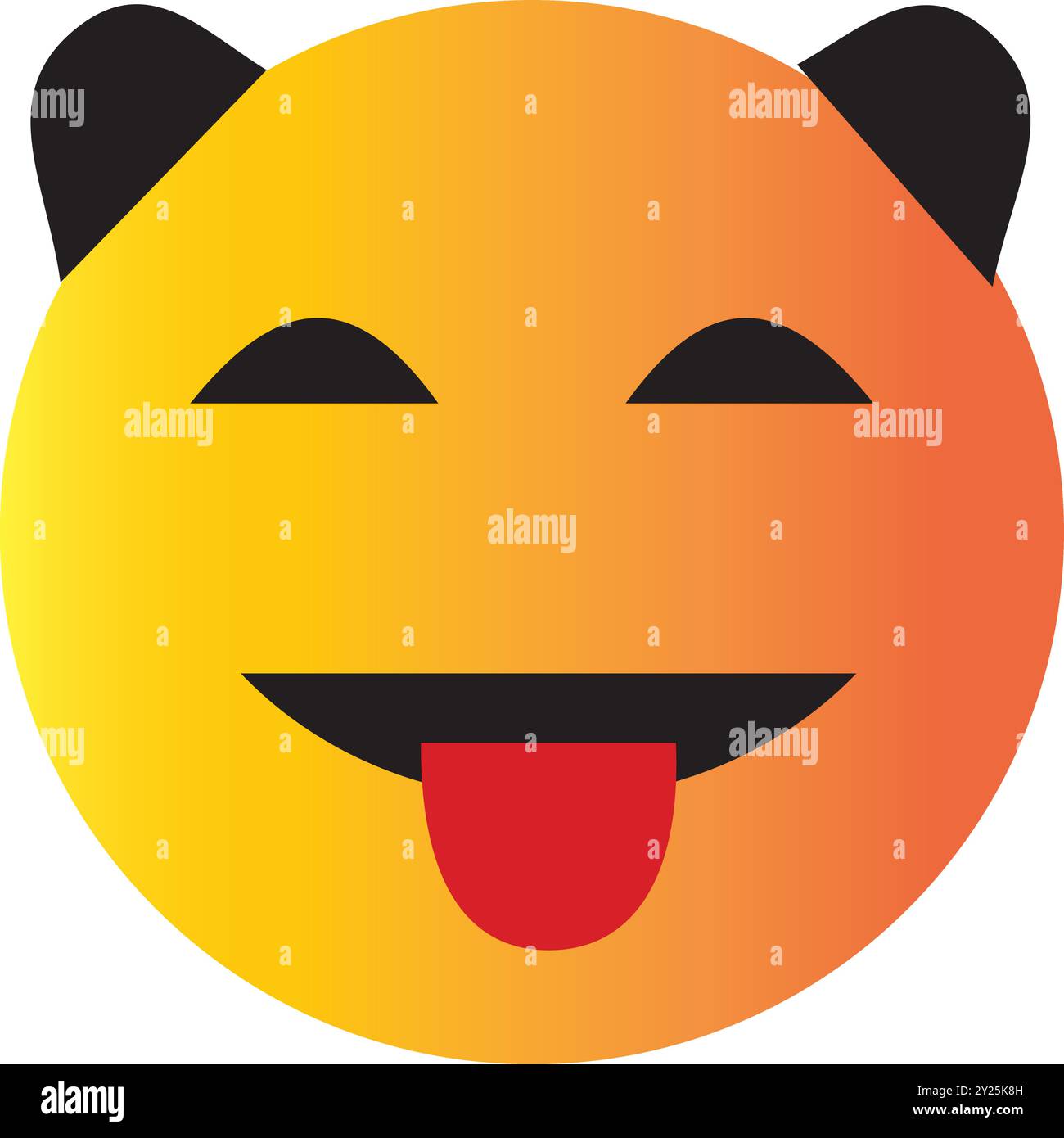 Smiling and Affectionate emojis 3D Stock Vector