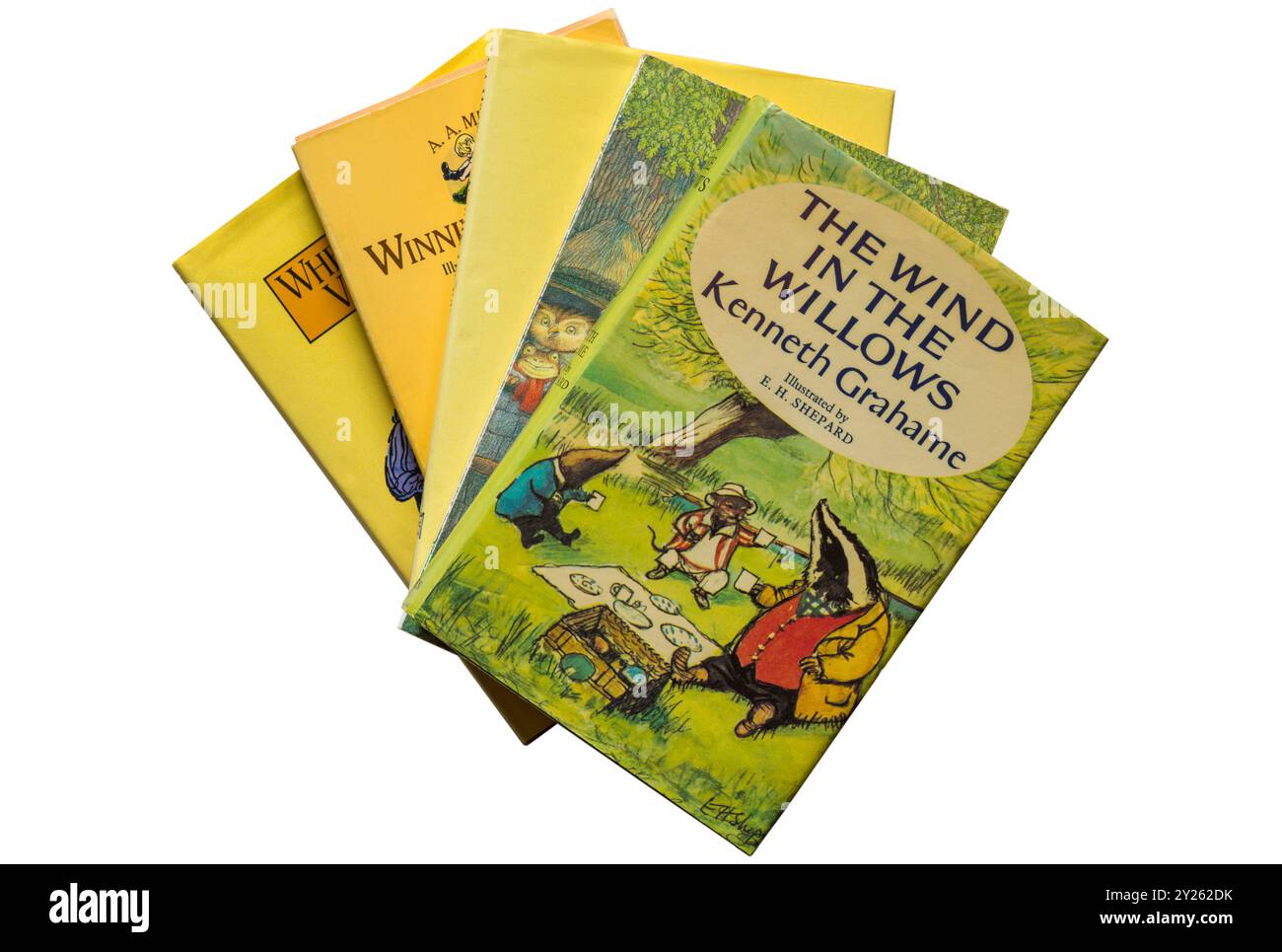 Selection of childrens books with The Wind in the Willows book by ...