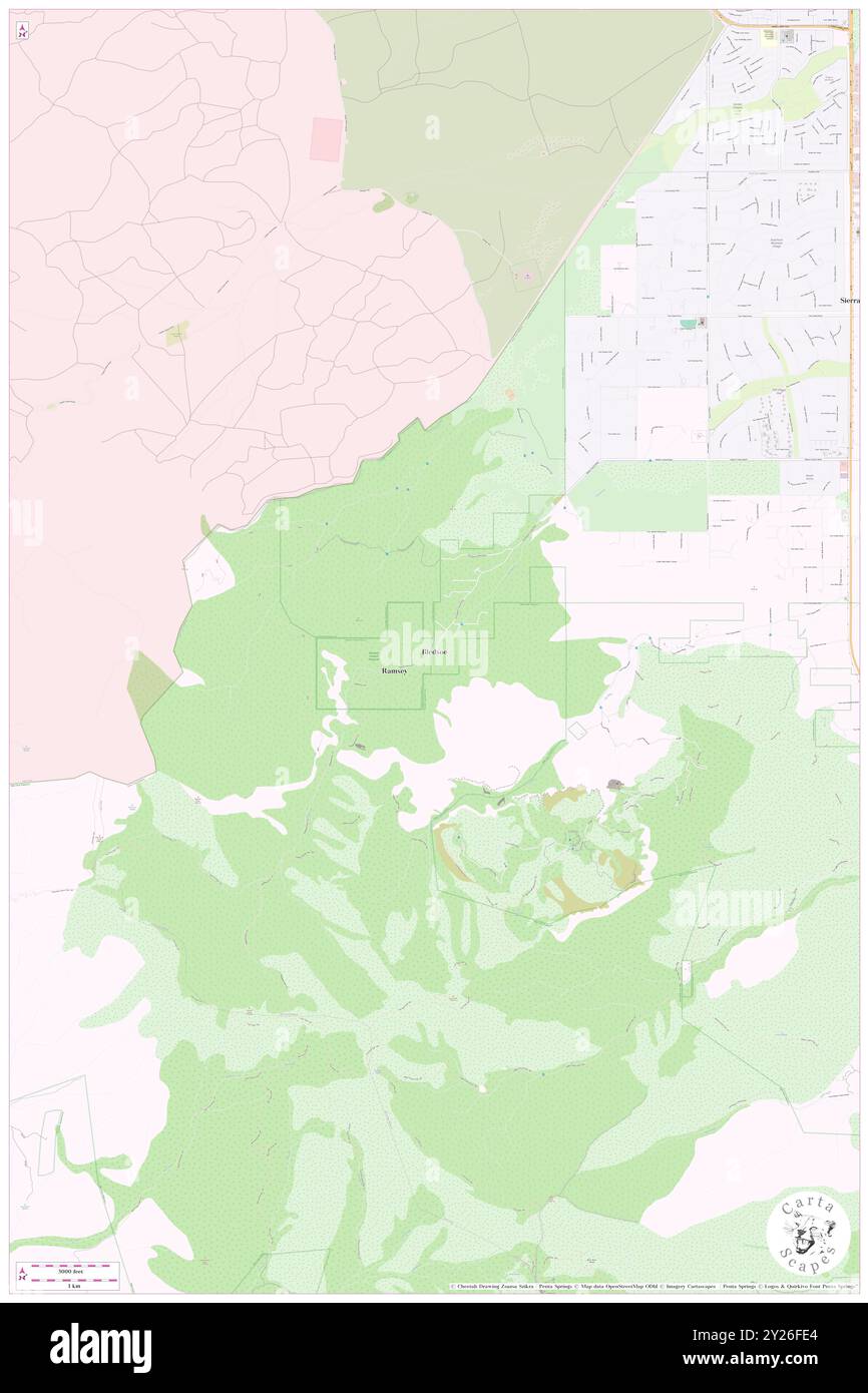 Bledsoe, Cochise County, US, United States, Arizona, N 31 26' 52'', S 110 18' 24'', map, Cartascapes Map published in 2024. Explore Cartascapes, a map revealing Earth's diverse landscapes, cultures, and ecosystems. Journey through time and space, discovering the interconnectedness of our planet's past, present, and future. Stock Photo