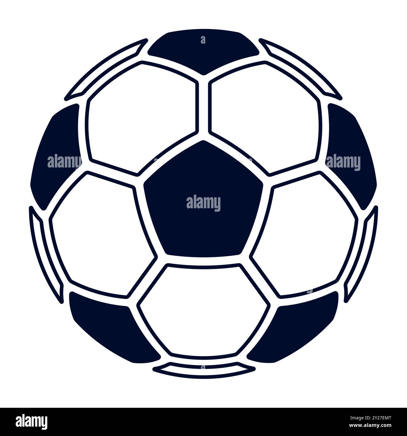 Illustration of an abstract soccer ball Stock Vector Image & Art - Alamy