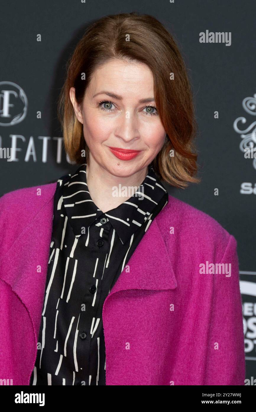 ARCHIVE PHOTO: Loretta STERN will be 50 years old on September 16, 2024, Loretta STERN, actress, red carpet, red carpet show, arrival, opening of the Film Festival Cologne 2023 and photo call for the film RETURN TO CORSICA at the Film Festival Cologne 2023 in Cologne, October 19, 2023. ? Stock Photo