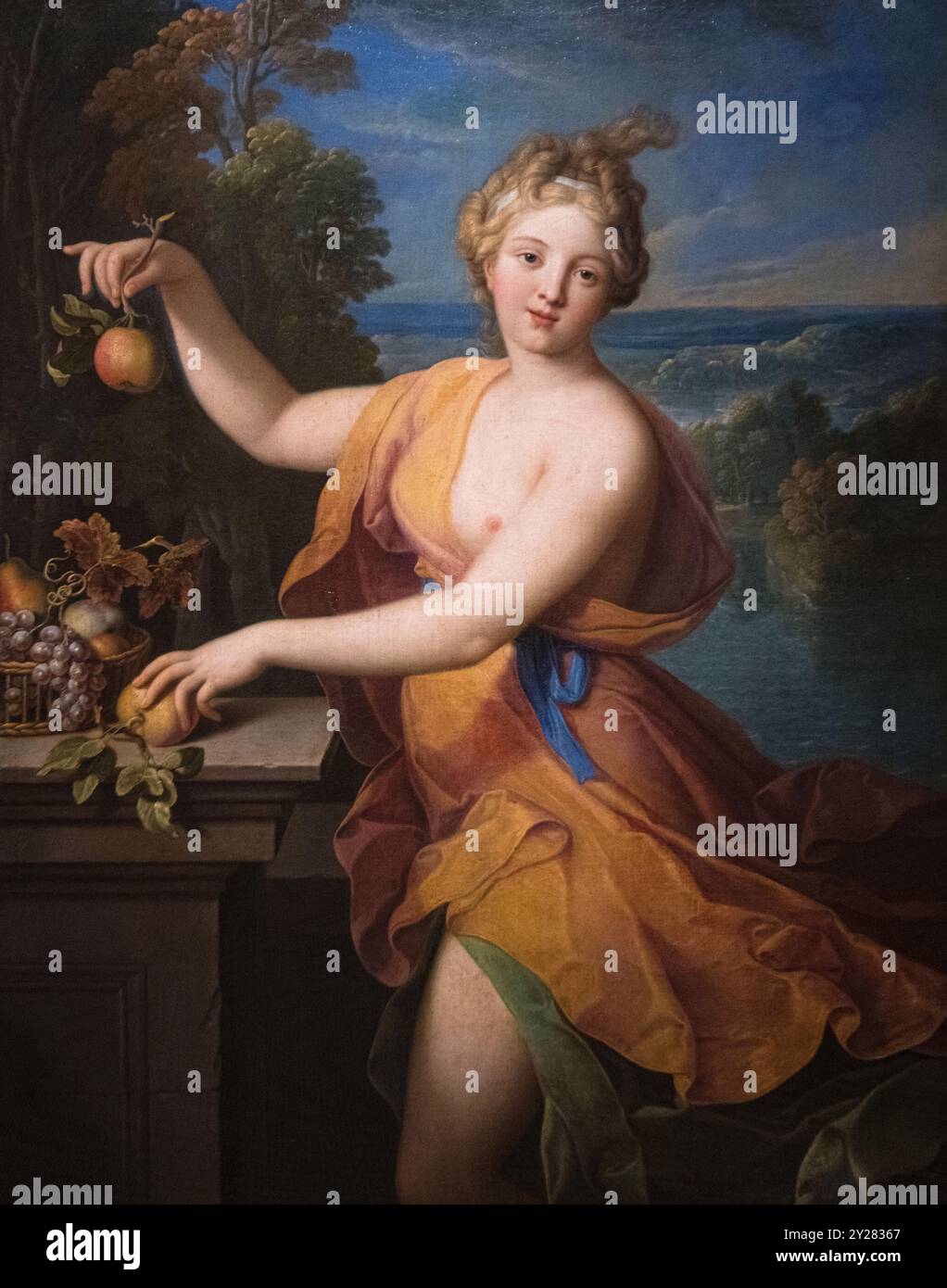 Portrait of a lady as pomona hi-res stock photography and images