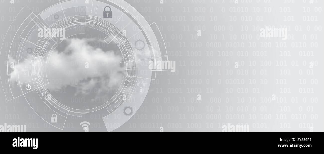 Exploring the potential of cloud computing to revolutionize industries through on demand resources and flexibility Stock Vector