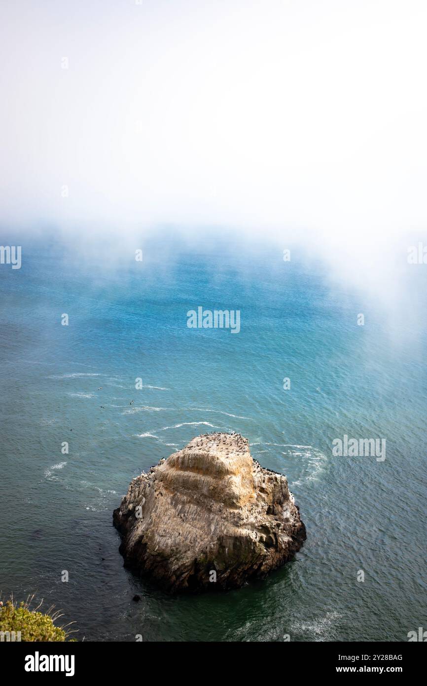 Point Reyes National Seashore is in Marin County on the Pacific coast of northern California in the United States. - Stock Image