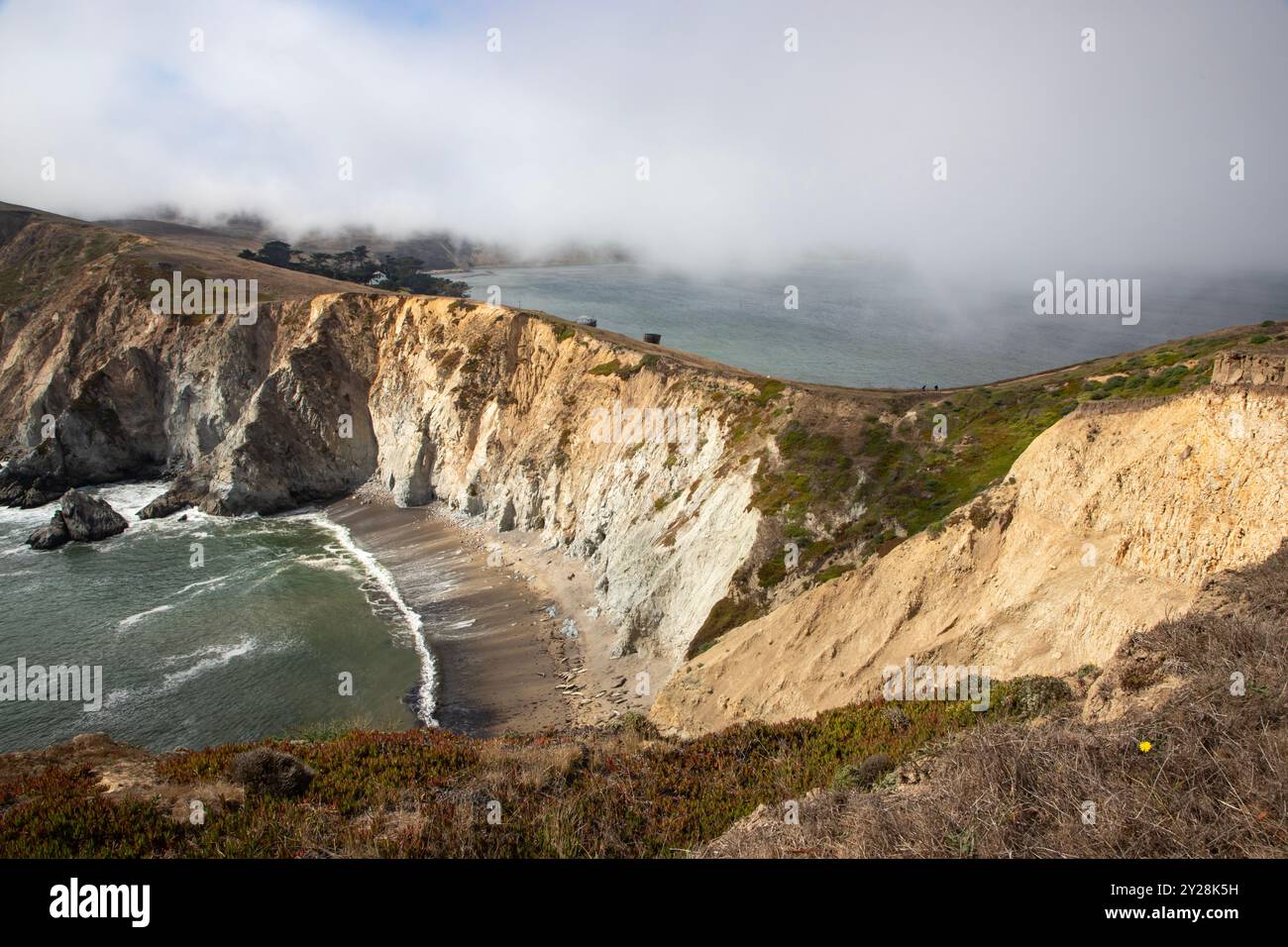 Point Reyes National Seashore is in Marin County on the Pacific coast of northern California in the United States. - Stock Image