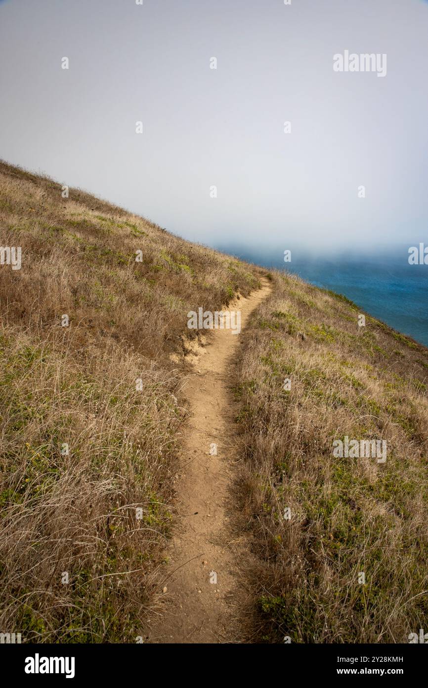 Point Reyes National Seashore is in Marin County on the Pacific coast of northern California in the United States. - Stock Image