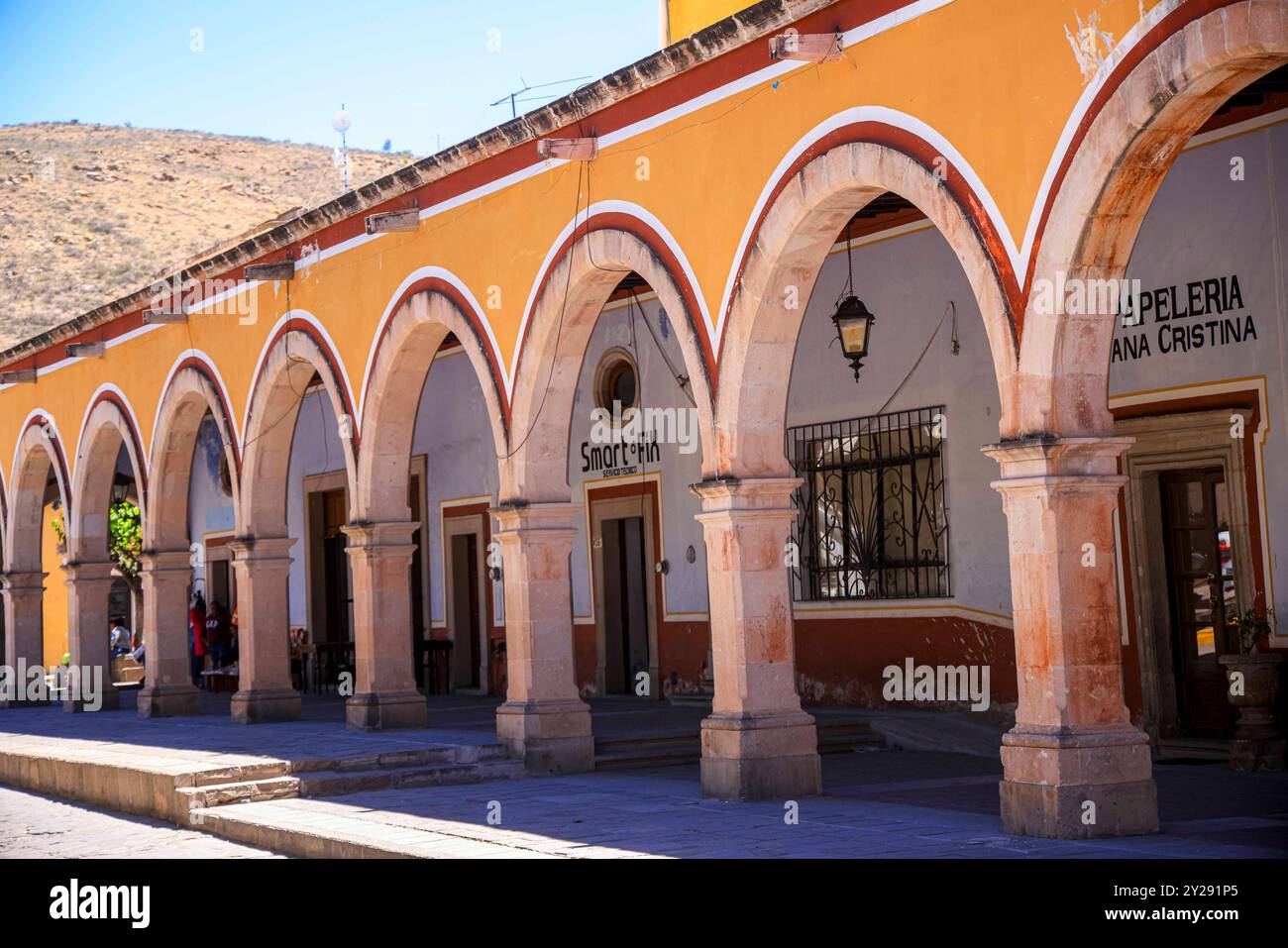 Sombrerete  in Zacatecas state, Mexico    (Photo by Luis Gutierrez/Norte Photo).  Sombrerete en estado  Zacatecas,Mexico   (Foto por Luis Gutierrez/Norte Photo). Stock Photo
