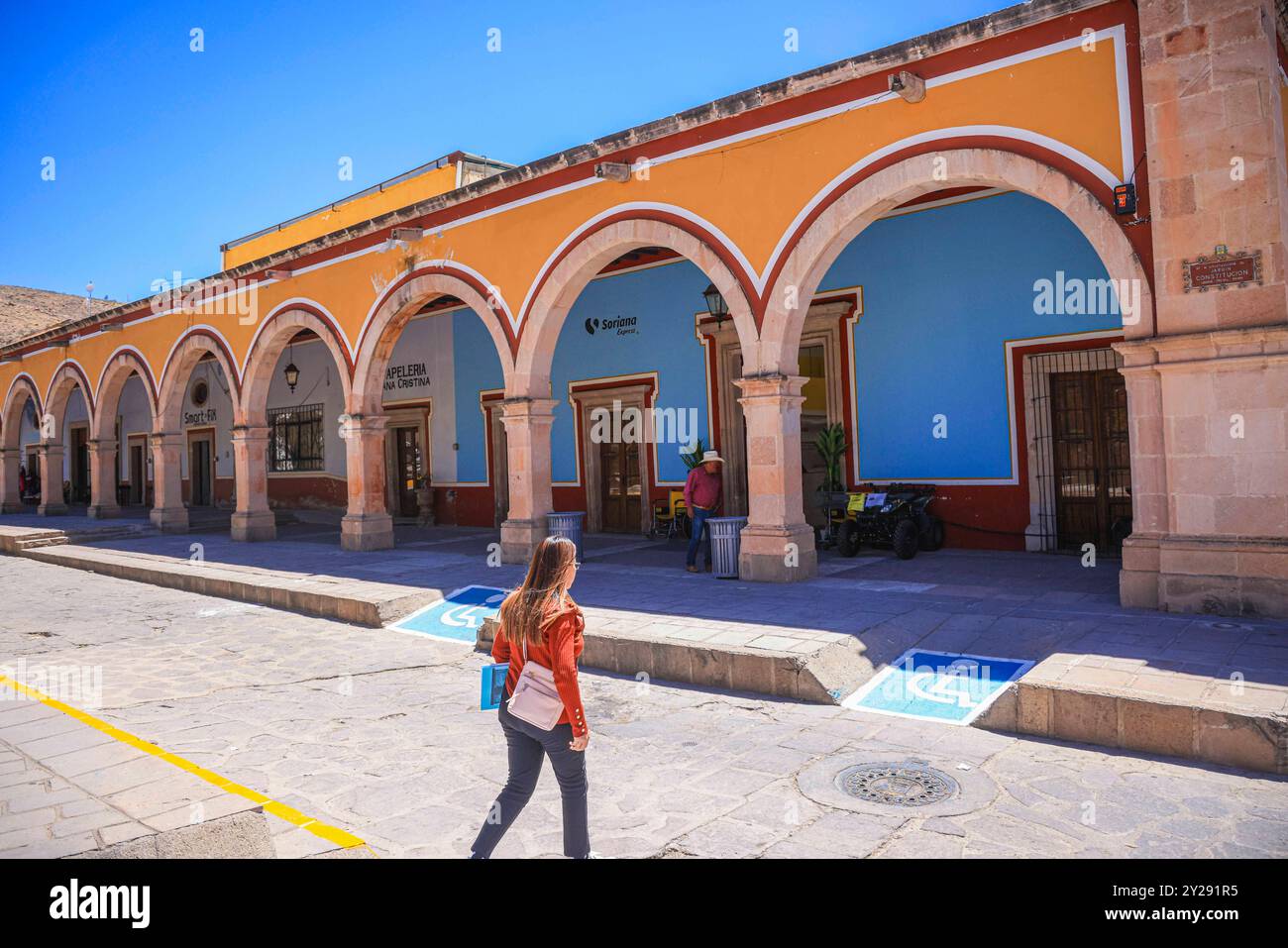 Sombrerete  in Zacatecas state, Mexico    (Photo by Luis Gutierrez/Norte Photo).  Sombrerete en estado  Zacatecas,Mexico   (Foto por Luis Gutierrez/Norte Photo). Stock Photo