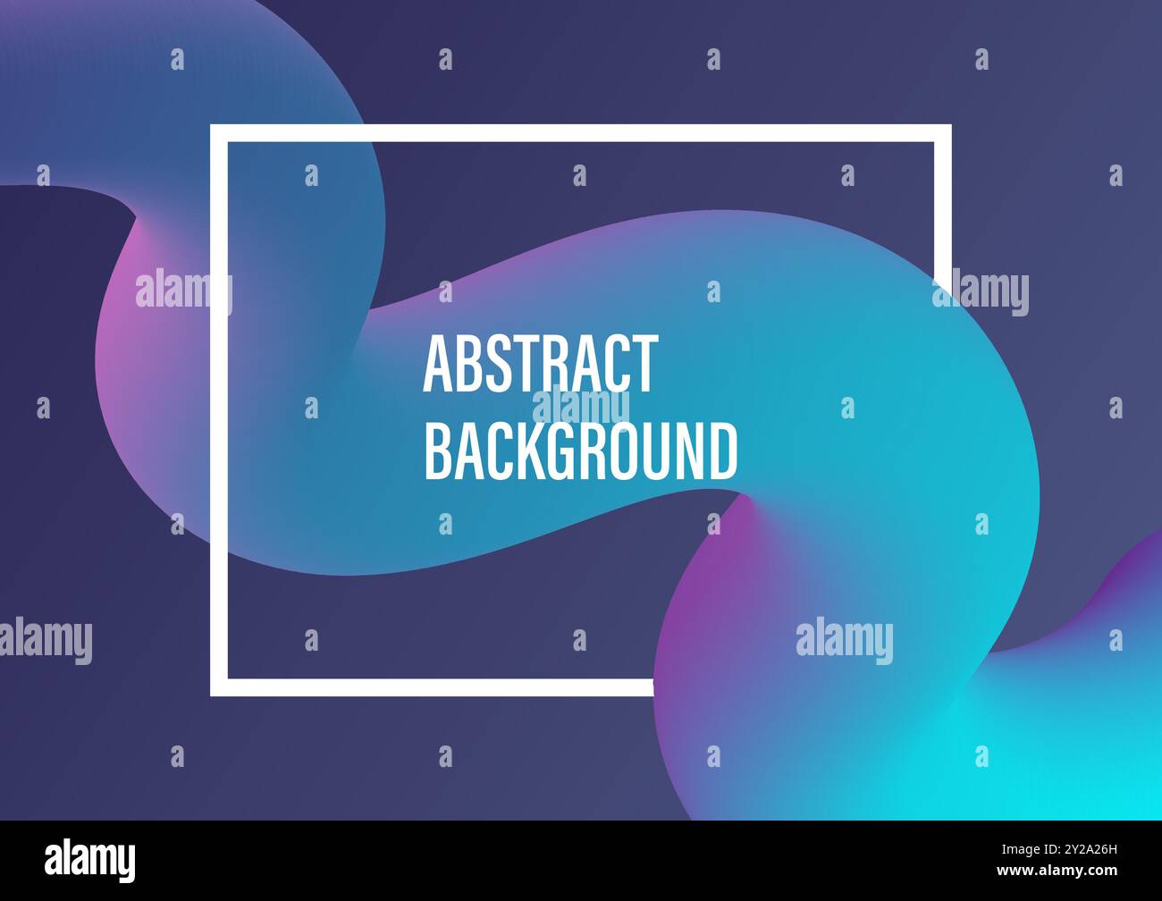 Abstract background with blue gradient fluid color, stock vector Stock Vector