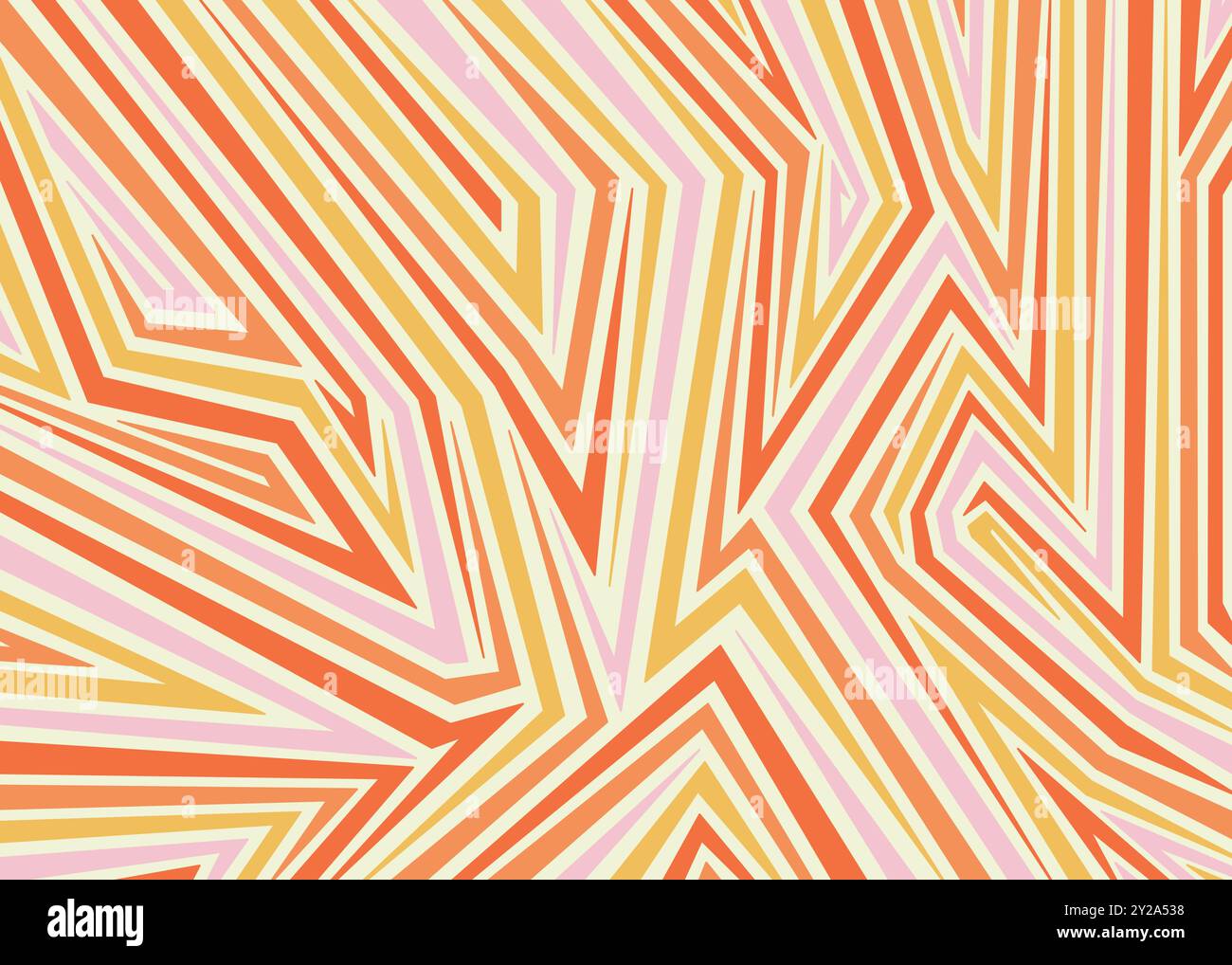 Abstract zebra striped pattern. Retro vector pattern background Stock Vector