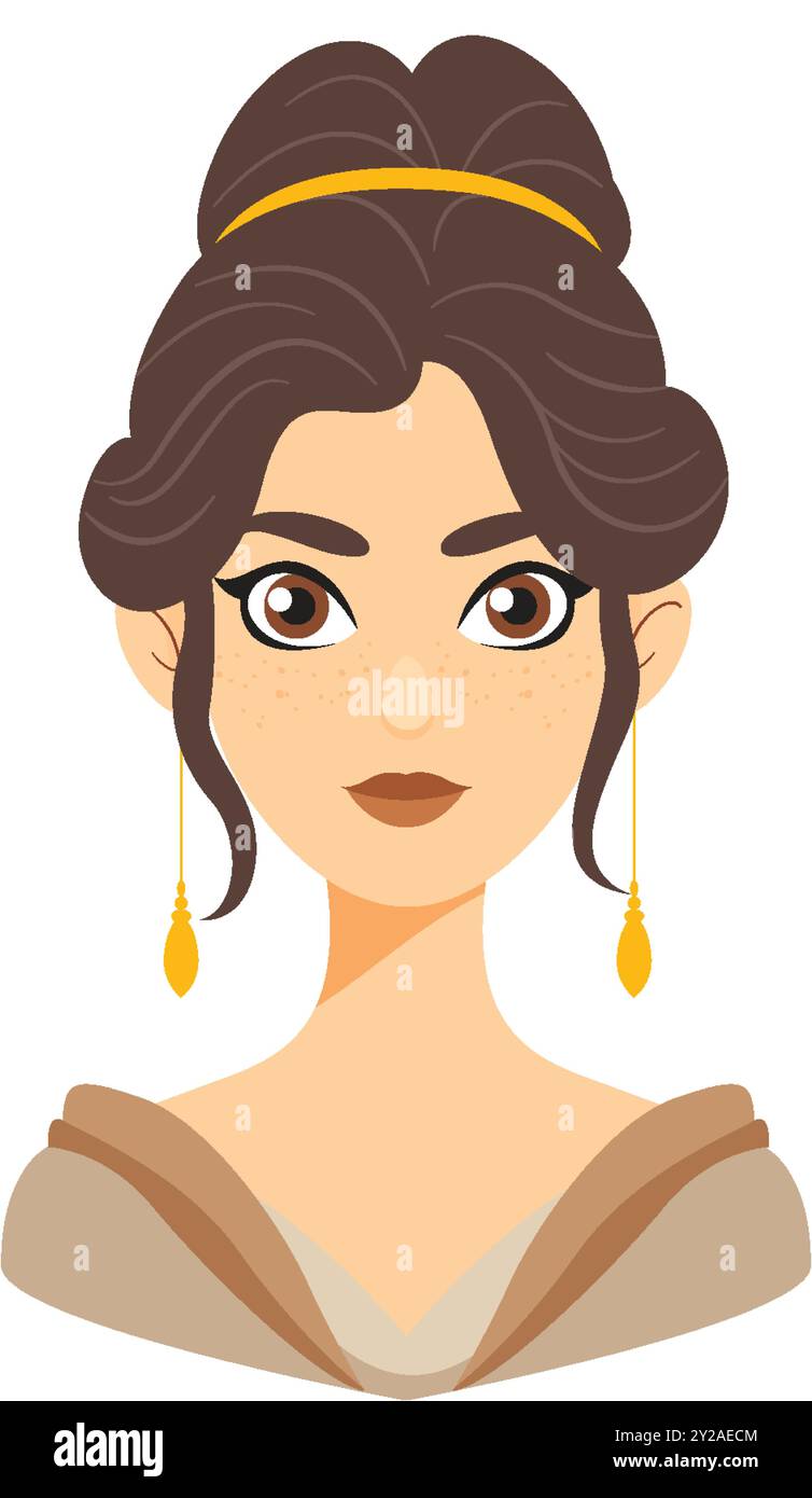 A vector illustration of a princess Stock Vector Image & Art - Alamy