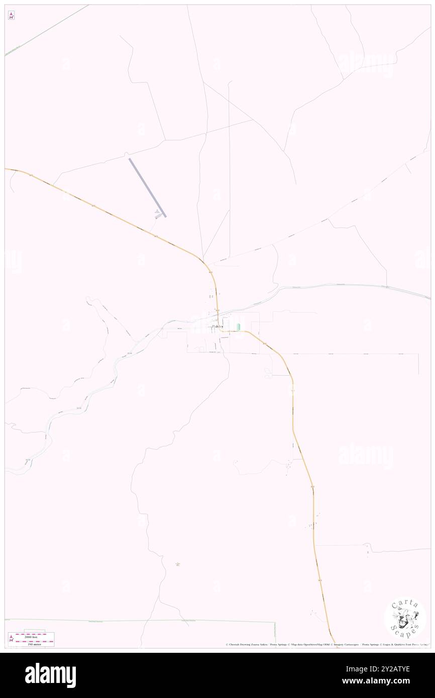 Paisley, Lake County, US, United States, Oregon, N 42 41' 37'', S 120 32' 45'', map, Cartascapes Map published in 2024. Explore Cartascapes, a map revealing Earth's diverse landscapes, cultures, and ecosystems. Journey through time and space, discovering the interconnectedness of our planet's past, present, and future. Stock Photo