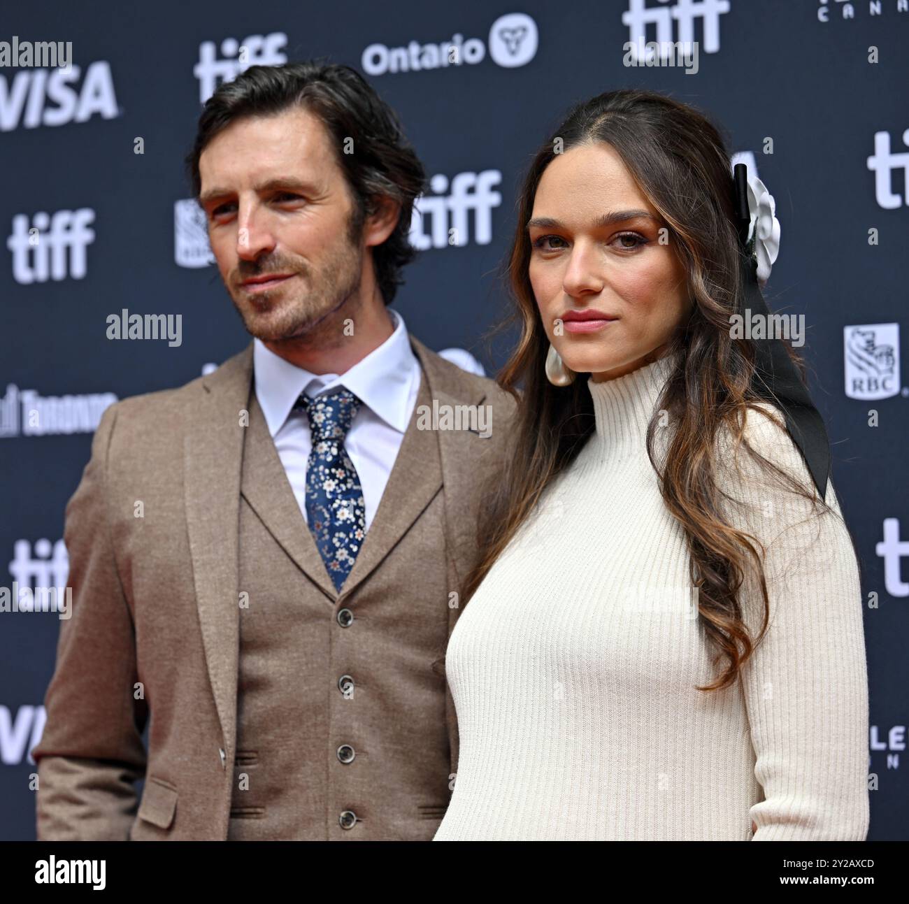 Toronto, Canada. 09th Sep, 2024. Emanuela Postacchini R) and Eoin ...