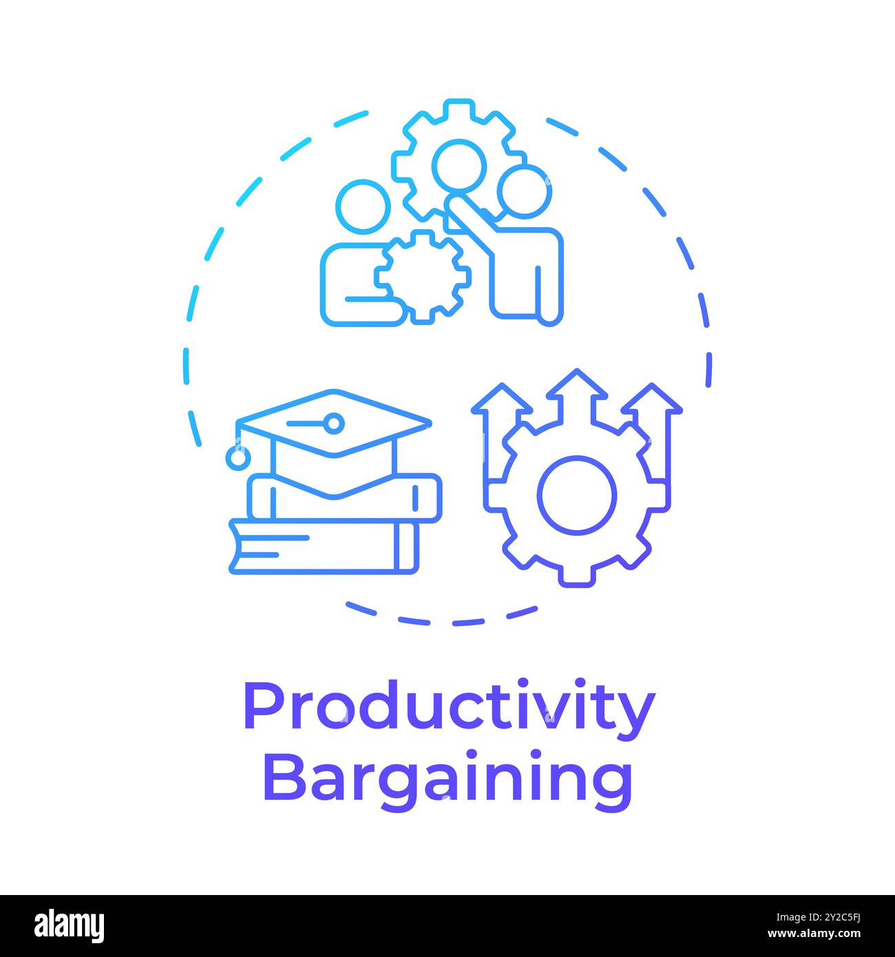 Productivity efficiency blue gradient hi-res stock photography and ...
