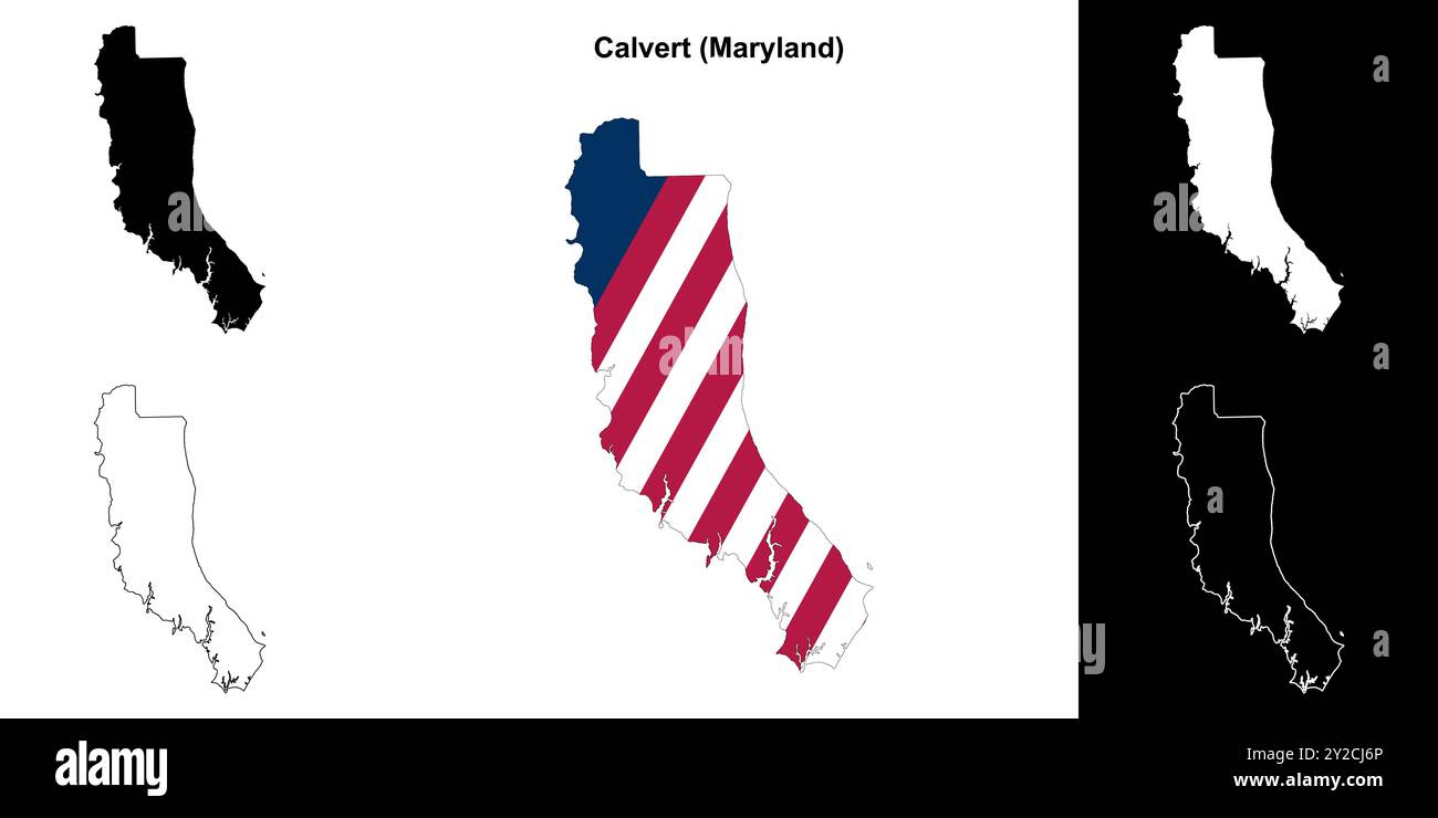 Blank calvert map hi-res stock photography and images - Alamy