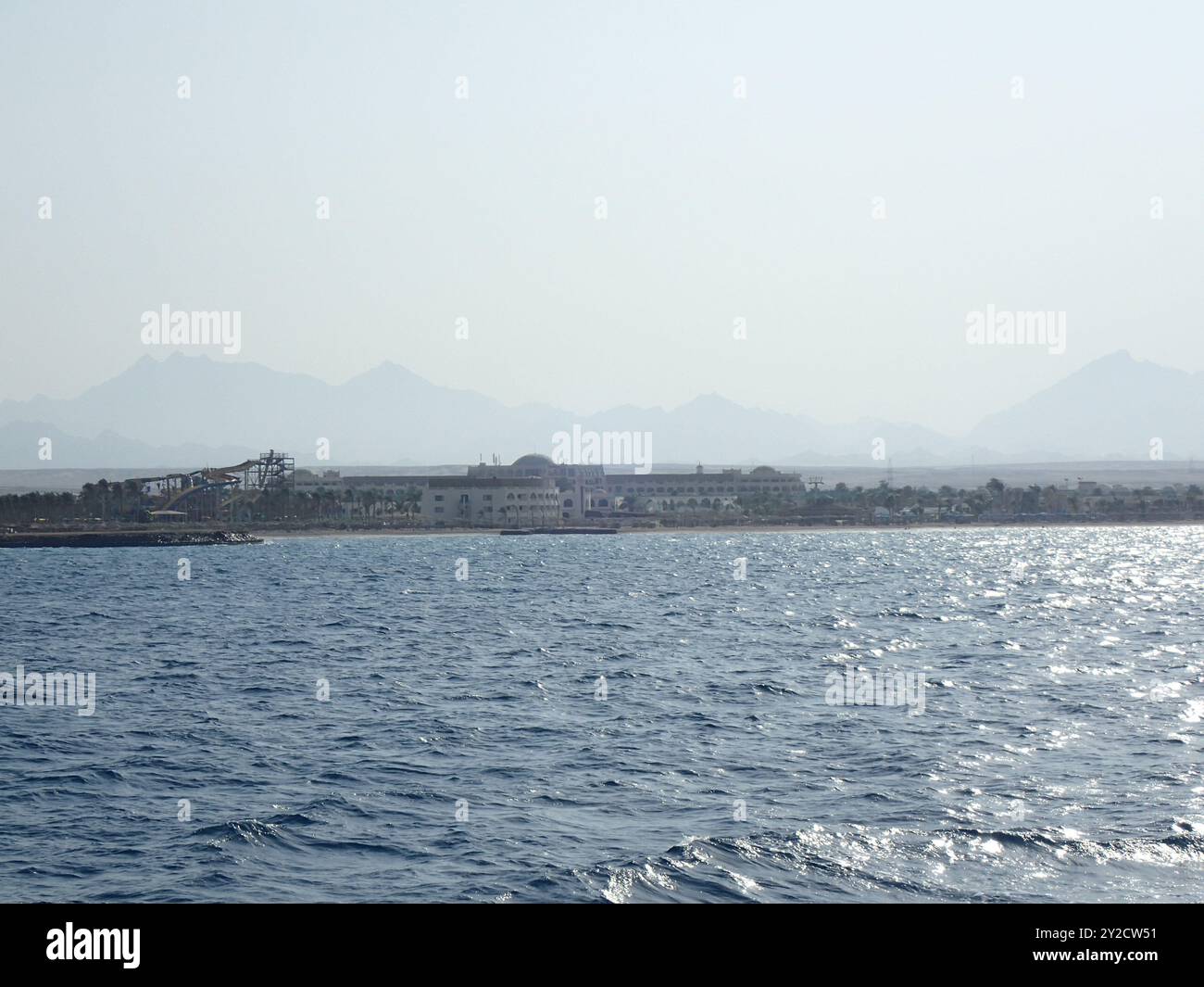 view from sea boat in Egypt red sea Stock Photo - Alamy