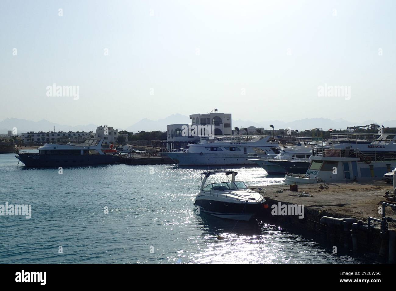 view from sea boat in Egypt red sea Stock Photo - Alamy