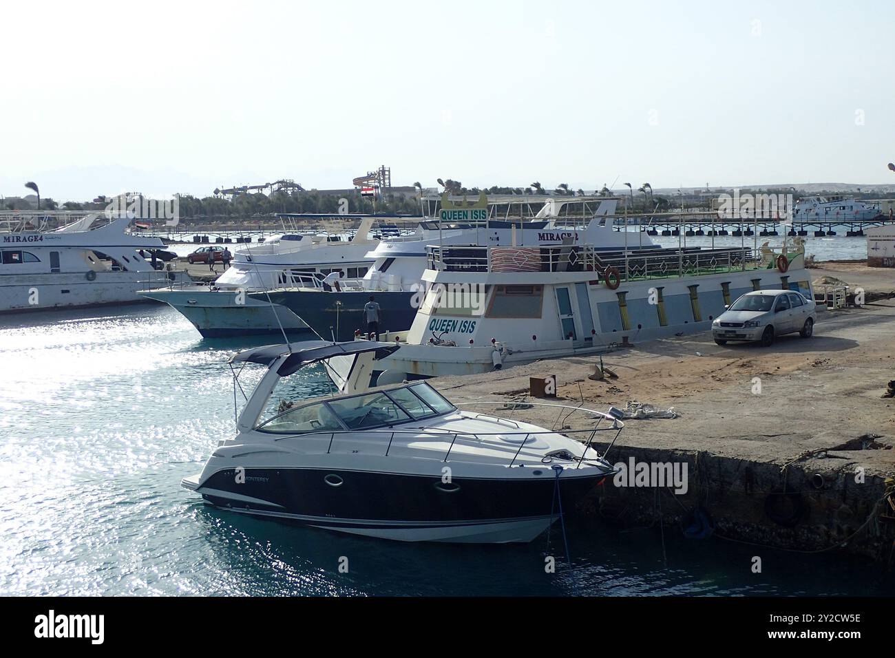 view from sea boat in Egypt red sea Stock Photo - Alamy