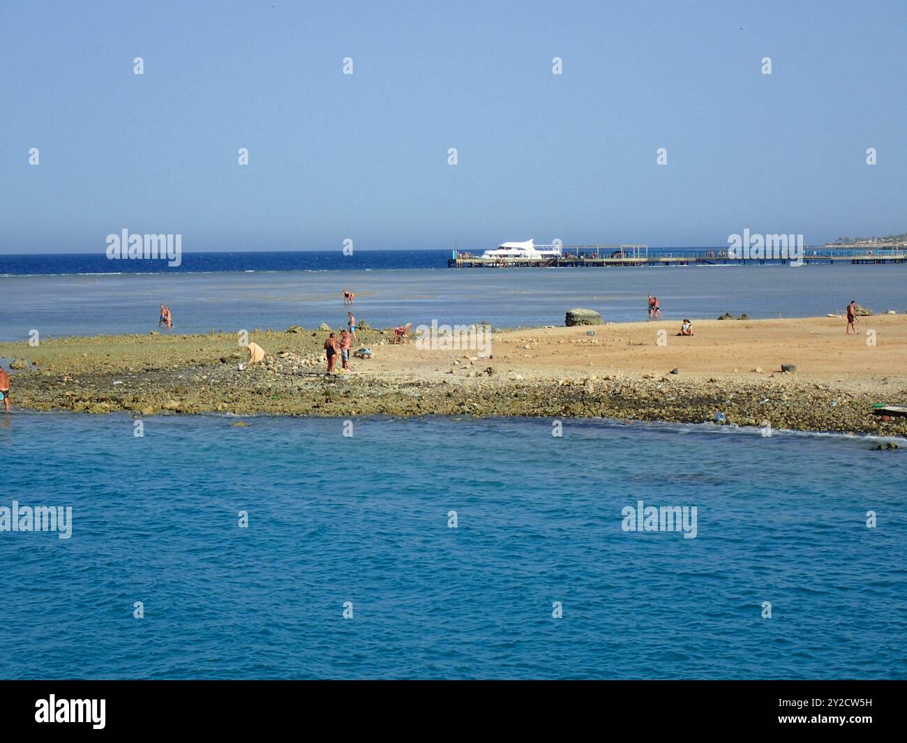 view from sea boat in Egypt red sea Stock Photo - Alamy