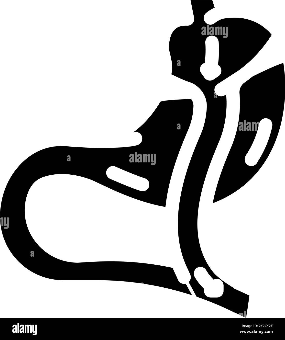 gastric bypass surgery glyph icon vector illustration Stock Vector ...