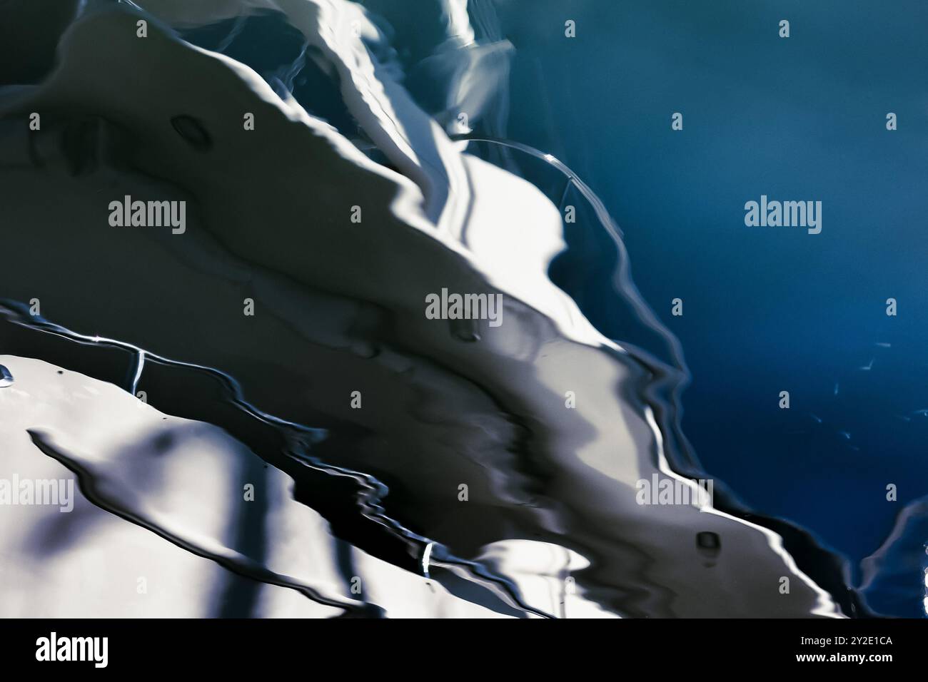 reflections boats on the sea Stock Photo - Alamy