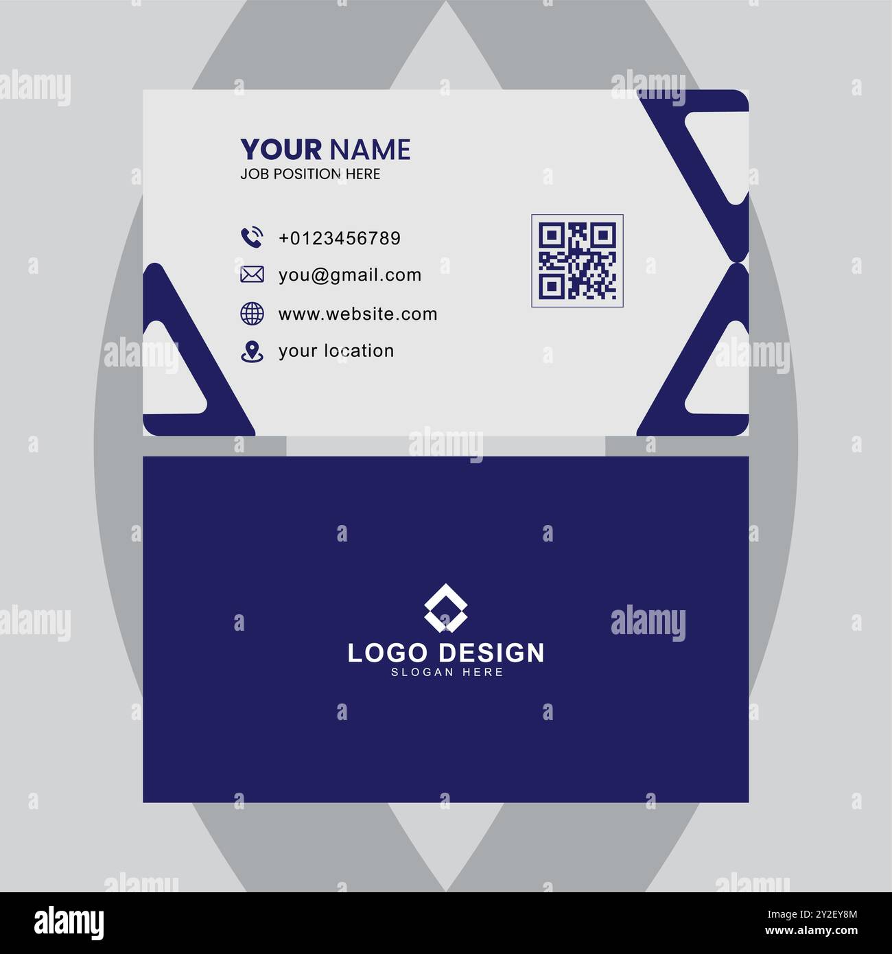 Visiting Card Vector File Professional Business card Vector Template - Business card eps file ...
