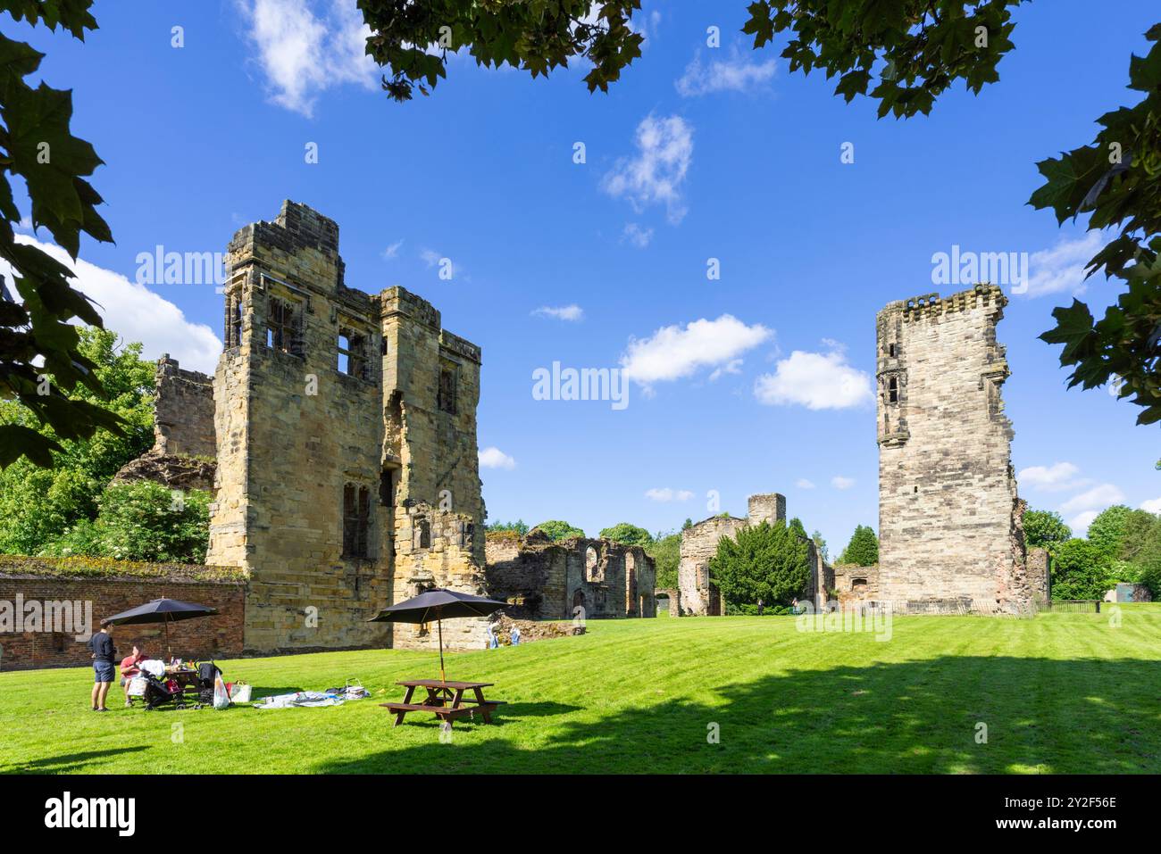 Ashby de la Zouch castle ruins built by William, Lord Hastings 1473 Ashby de la Zouch Leicestershire North West Leicestershire England UK GB Europe Stock Photo