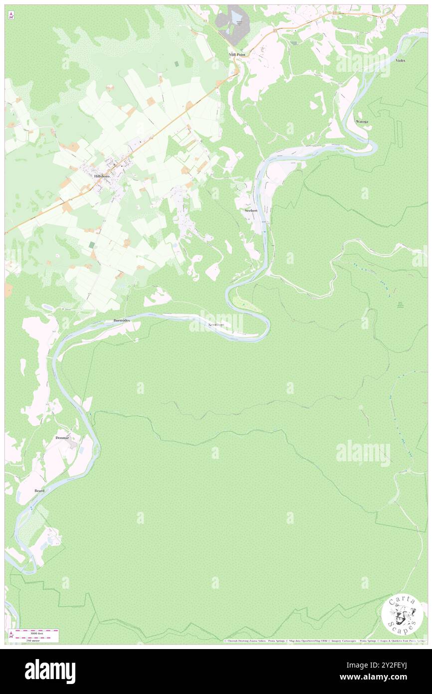 Kennison, Pocahontas County, US, United States, West Virginia, N 38 6' 27'', S 80 11' 9'', map, Cartascapes Map published in 2024. Explore Cartascapes, a map revealing Earth's diverse landscapes, cultures, and ecosystems. Journey through time and space, discovering the interconnectedness of our planet's past, present, and future. Stock Photo