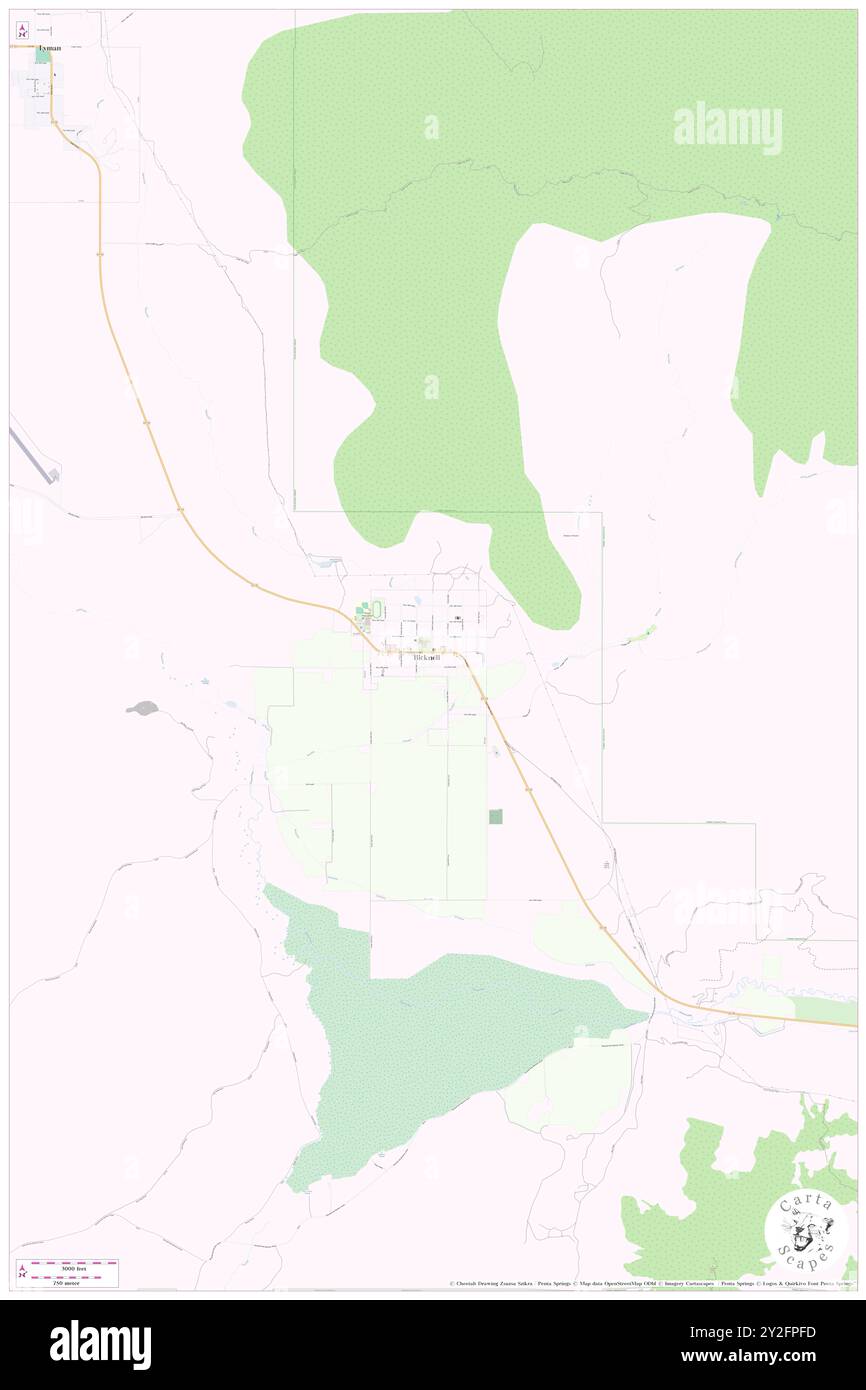 Bicknell, Wayne County, US, United States, Utah, N 38 20' 26'', S 111 32' 38'', map, Cartascapes Map published in 2024. Explore Cartascapes, a map revealing Earth's diverse landscapes, cultures, and ecosystems. Journey through time and space, discovering the interconnectedness of our planet's past, present, and future. Stock Photo