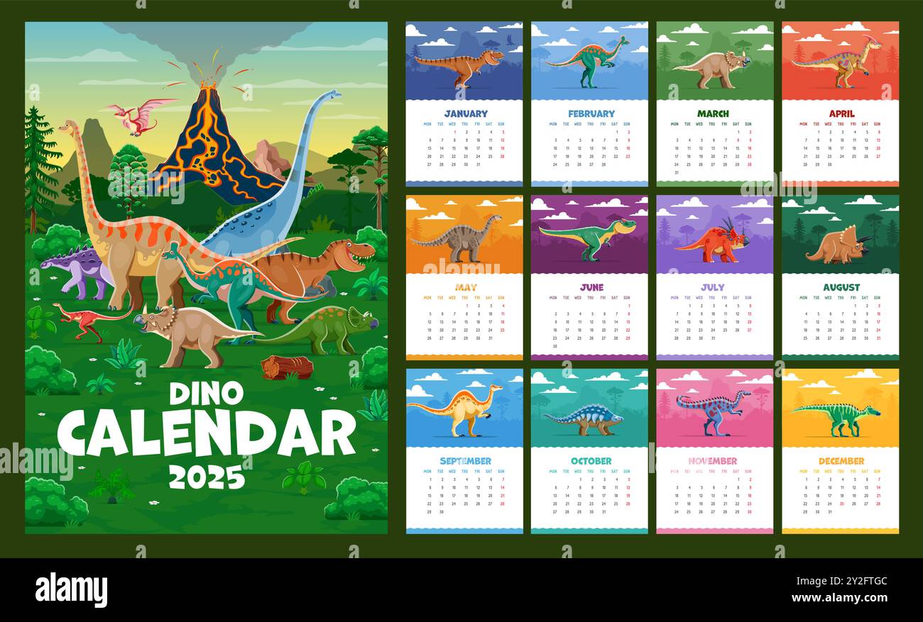 Edition Seidel Calendario Premium Fascino Dinosauro 2025 Formato Din A4 Da Parete Con Animali Giurassici Dino Tyrannosaurus Rex Rettili 1175010298