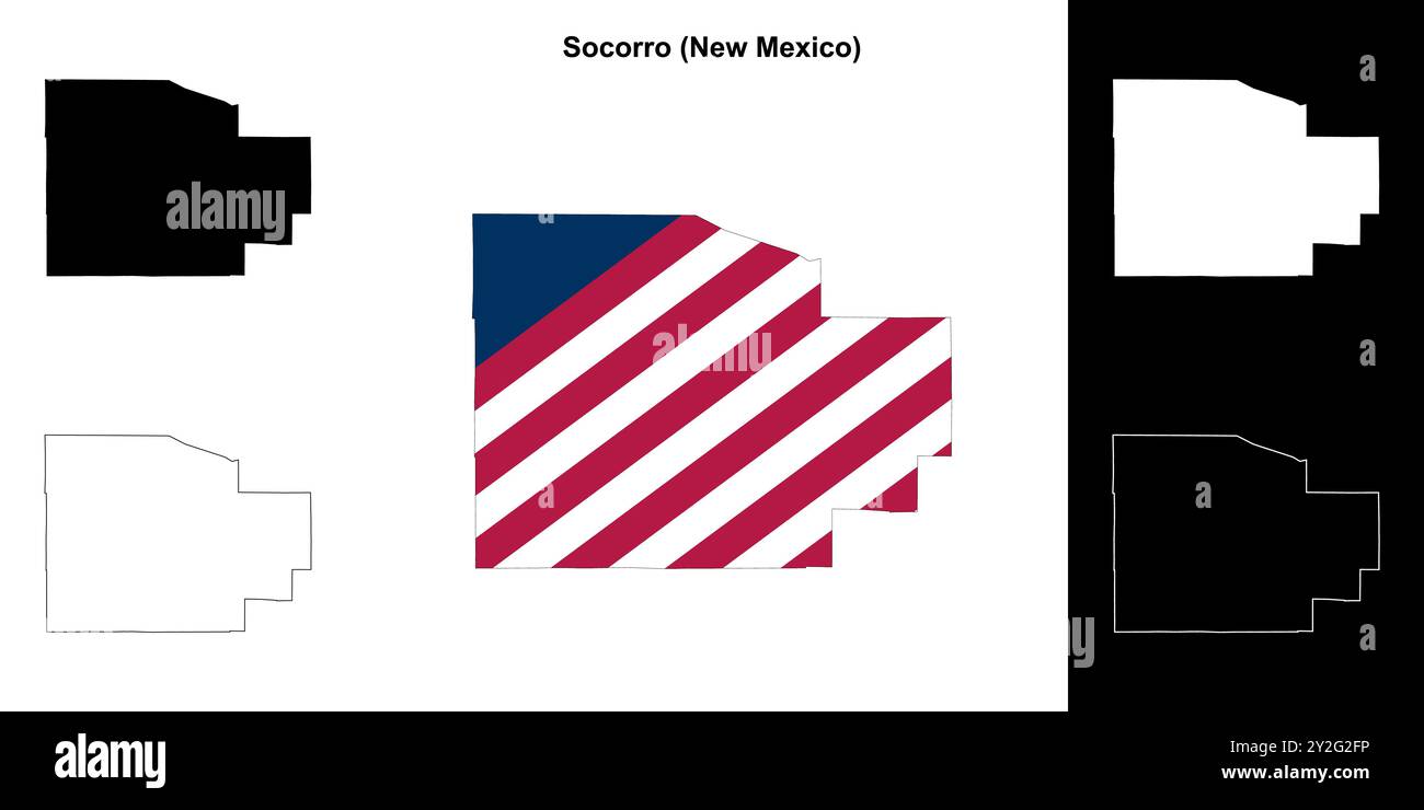 Blank socorro map hires stock photography and images Alamy