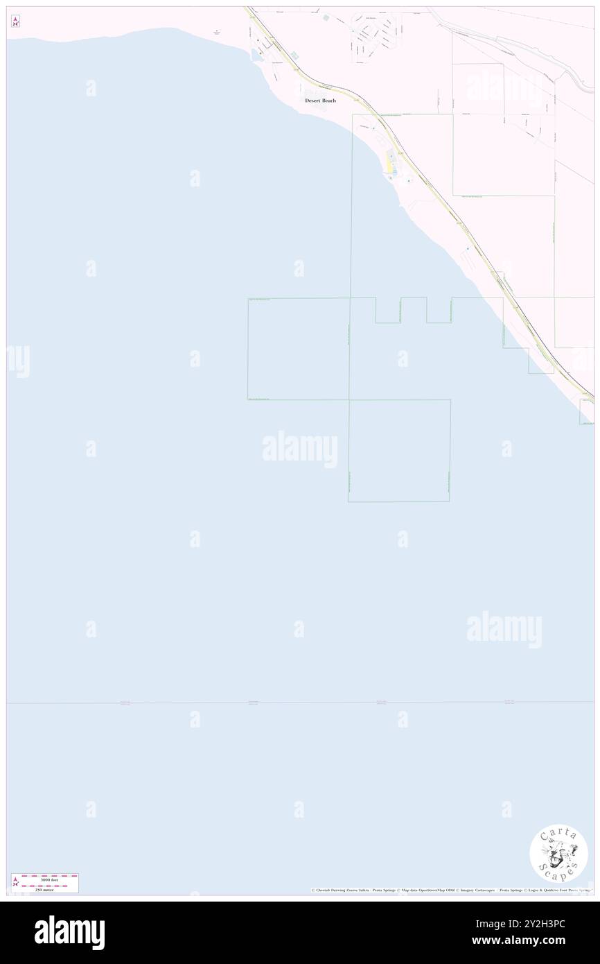 Coachella Valley, , US, United States, California, N 33 27' 45'', S 115 55' 50'', map, Cartascapes Map published in 2024. Explore Cartascapes, a map revealing Earth's diverse landscapes, cultures, and ecosystems. Journey through time and space, discovering the interconnectedness of our planet's past, present, and future. Stock Photo